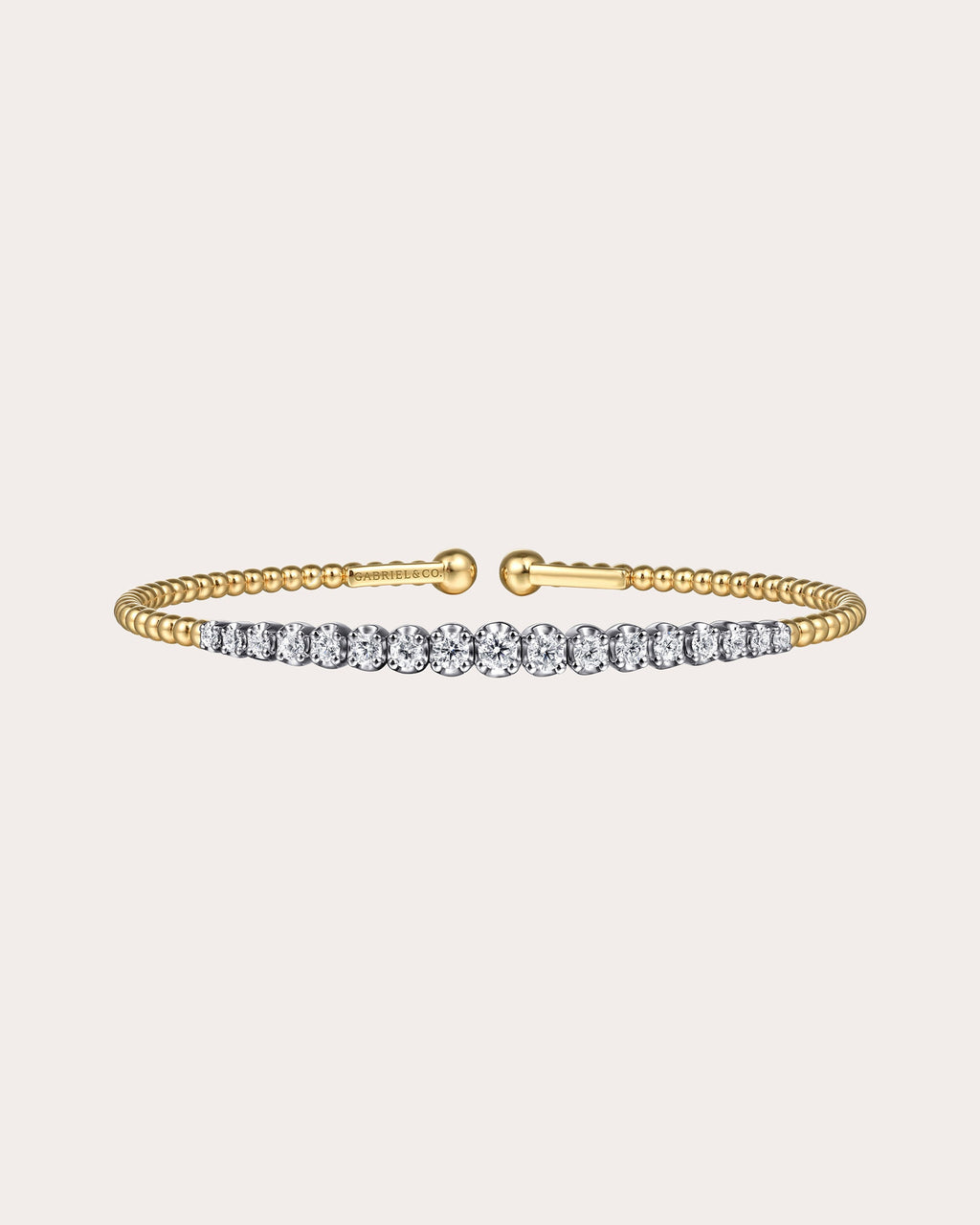 Diamond & 14k Gold Two-Tone Bujukan Cuff