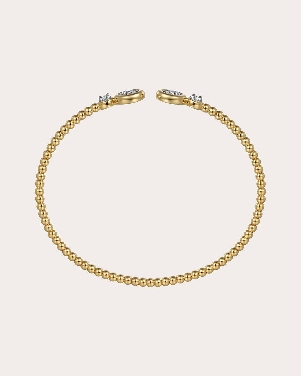 Diamond & 14k Gold Diamond Bujukan Circle Cuff