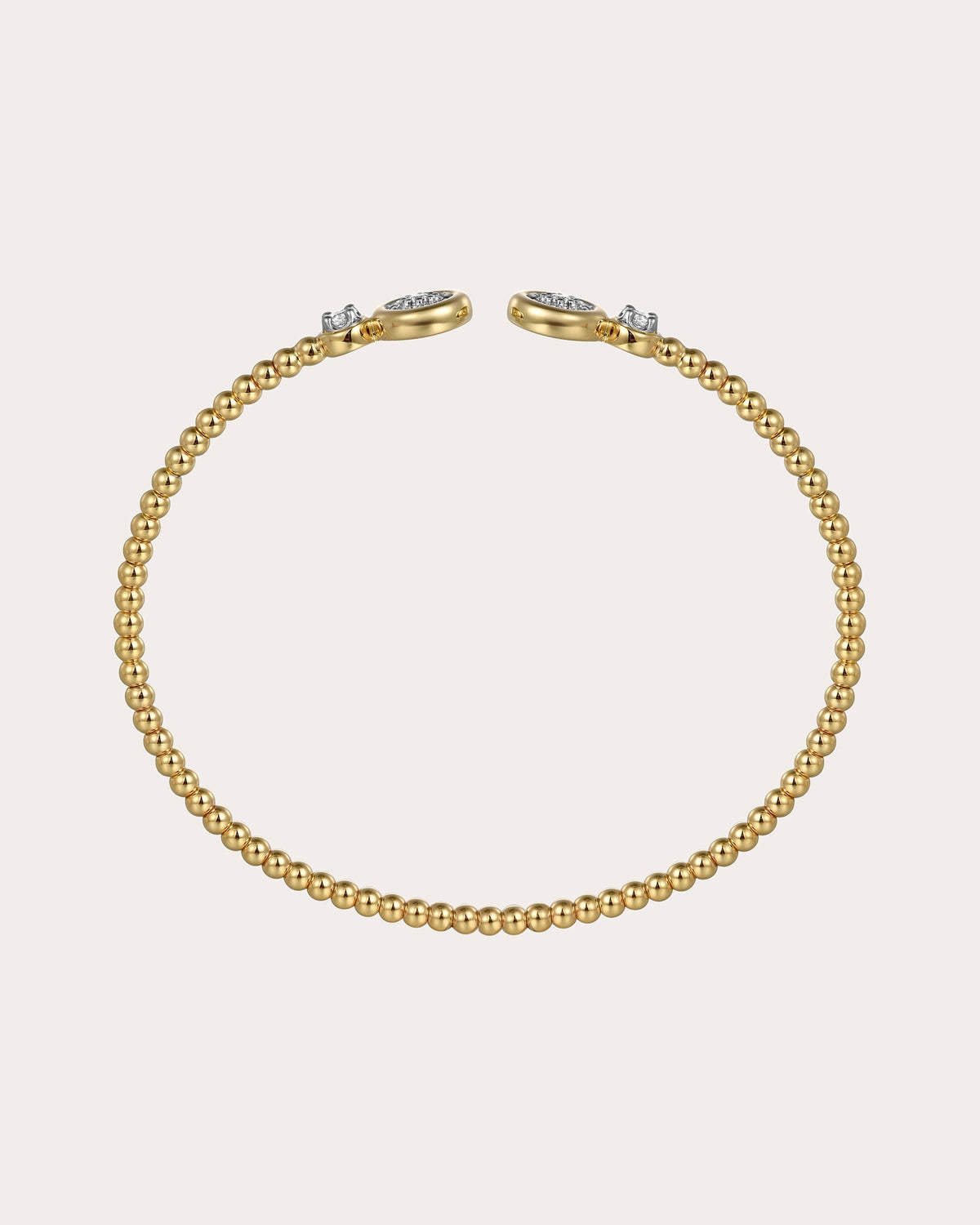 Diamond & 14k Gold Diamond Bujukan Circle Cuff