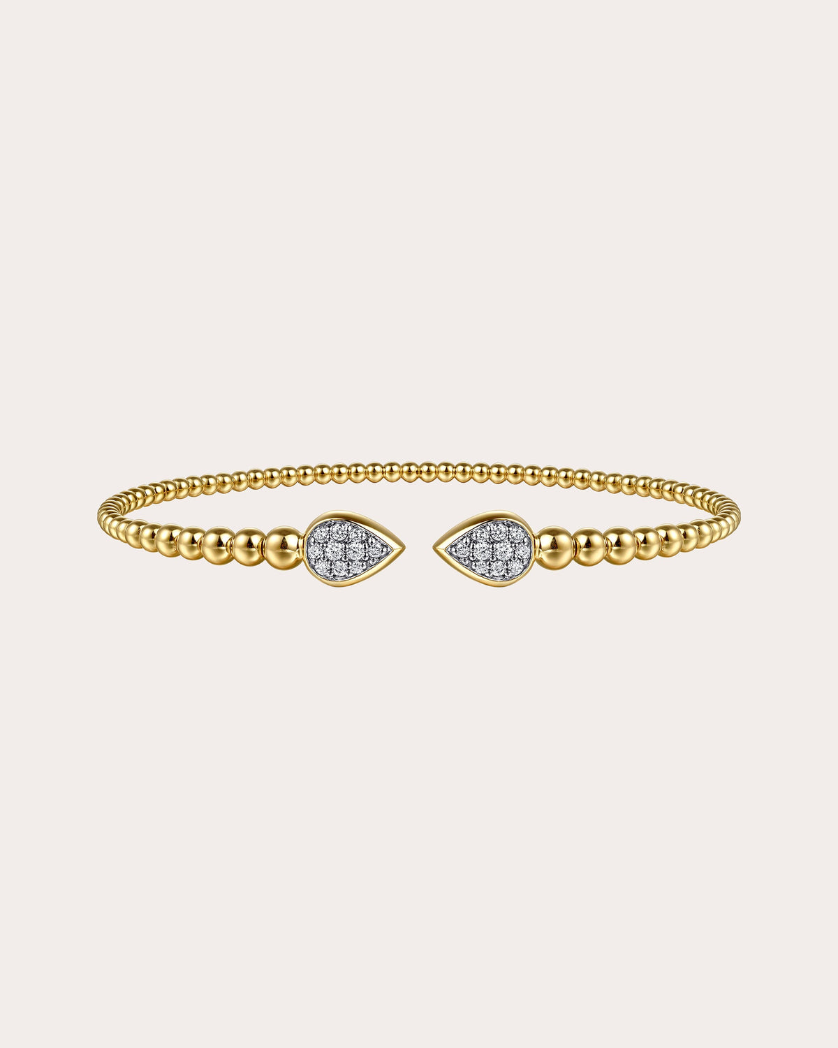 Diamond & 14k Gold Bujukan Pear Cuff