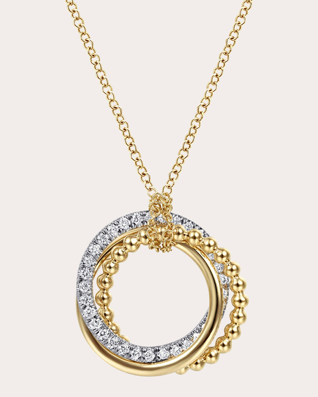 Diamond & 14k Gold Bujukan Pendant Necklace