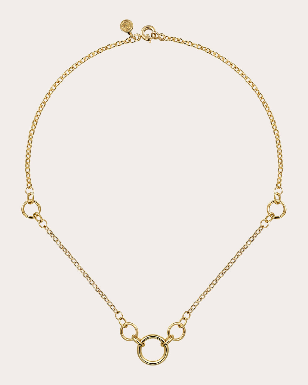 14k Gold Chain Link Pendant Necklace