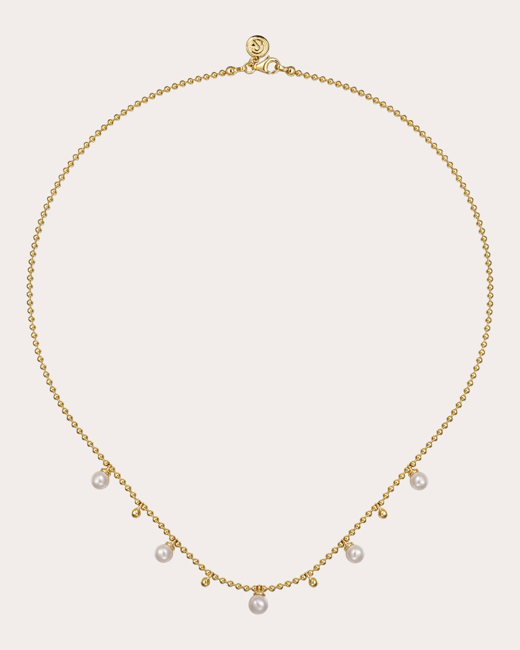 Pearl & 14k Gold Bujukan Droplet Necklace
