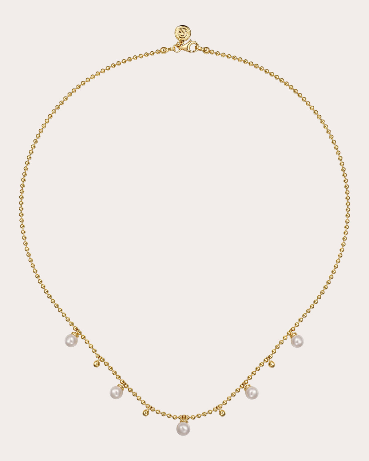 Pearl & 14k Gold Bujukan Droplet Necklace