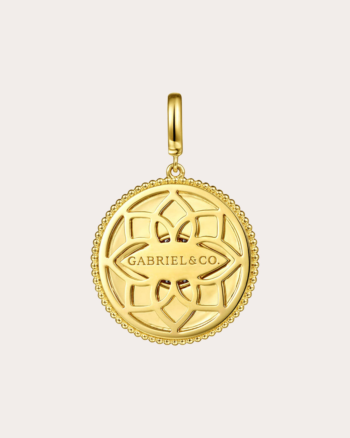 Sapphire & Diamond Bujukan Evil Eye Medallion