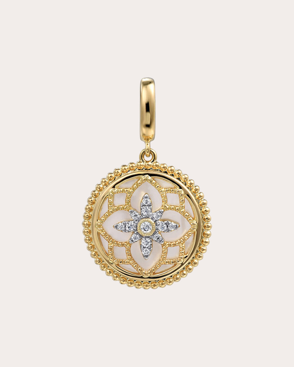 Mother of Pearl & Diamond Bujukan Medallion
