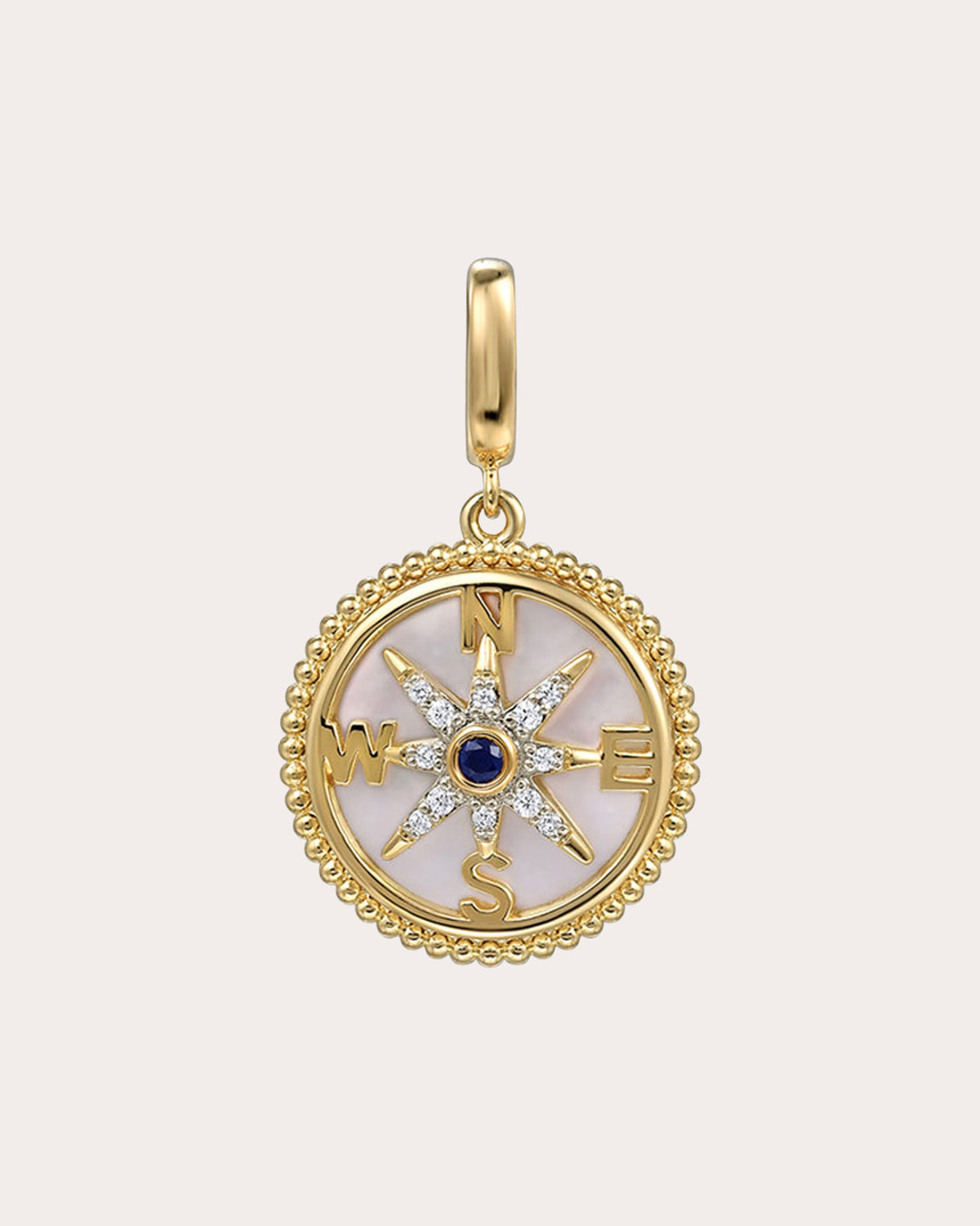 Mother of Pearl Bujukan Compass Medallion