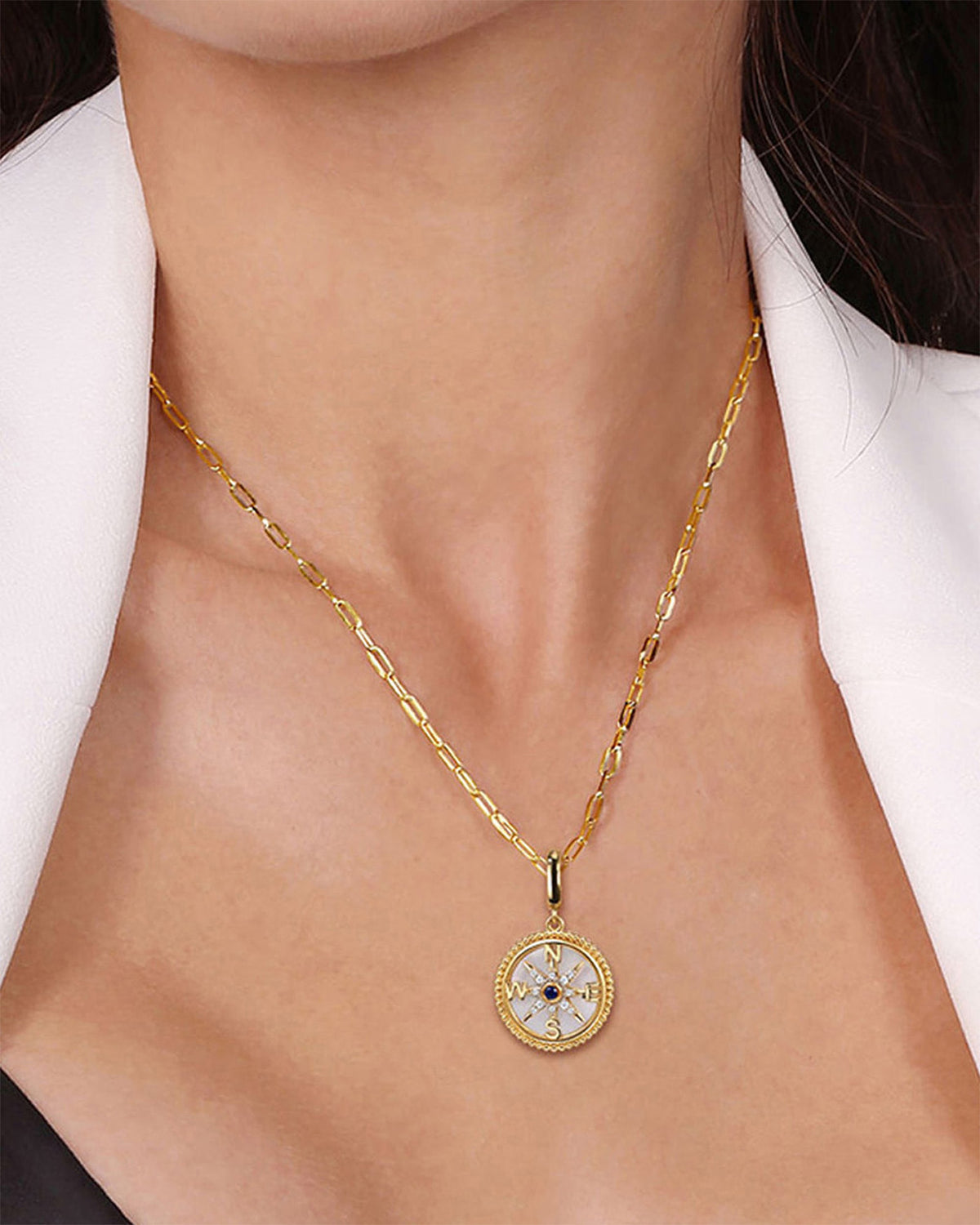 Mother of Pearl Bujukan Compass Medallion