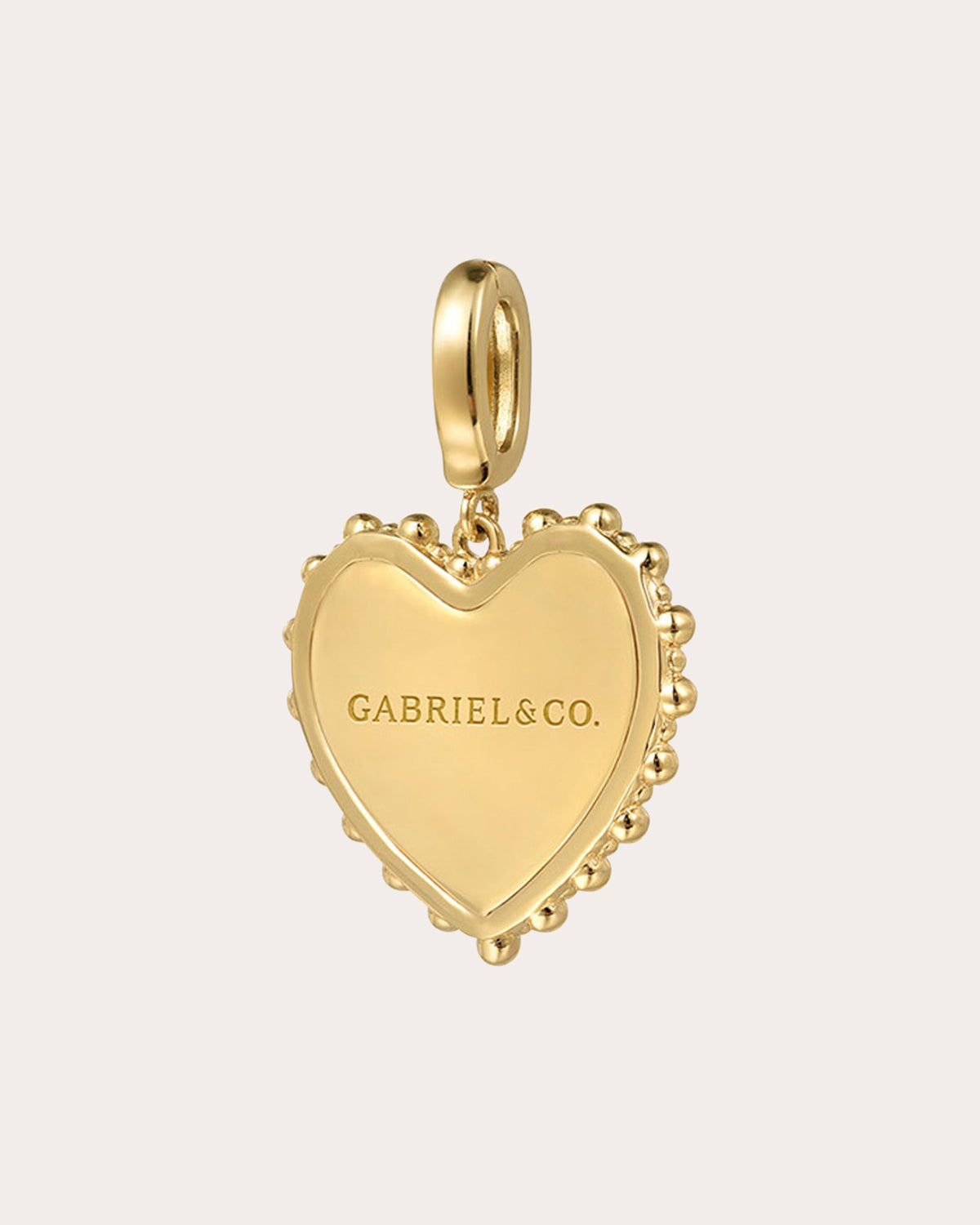 Diamond & 14k Gold Bujukan Heart Pendant