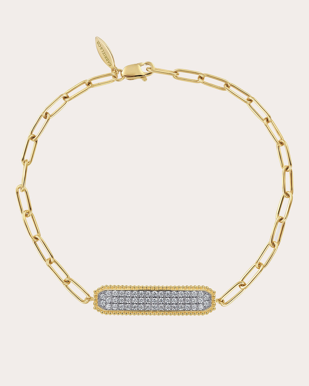 Diamond & 14k Gold Bujukan Bar Bracelet