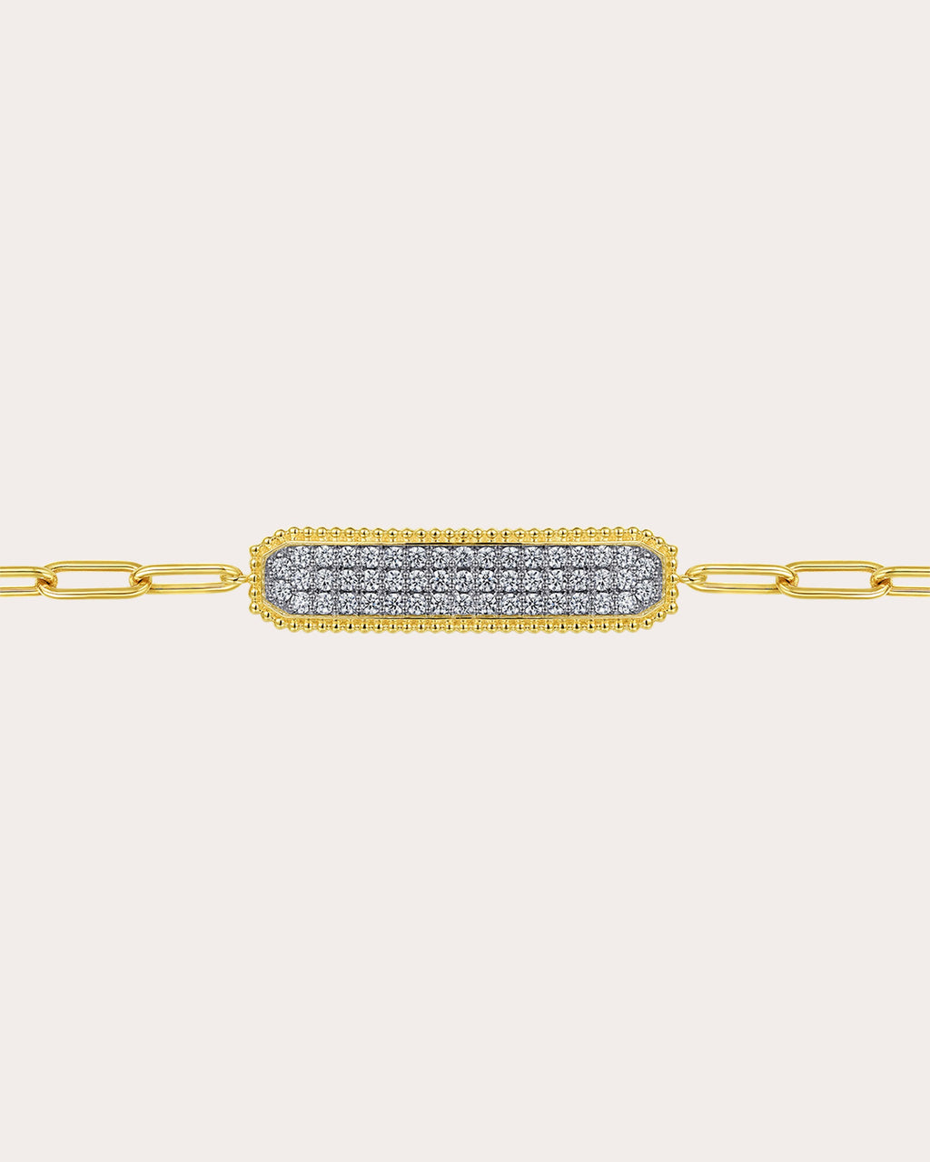 Diamond & 14k Gold Bujukan Bar Bracelet
