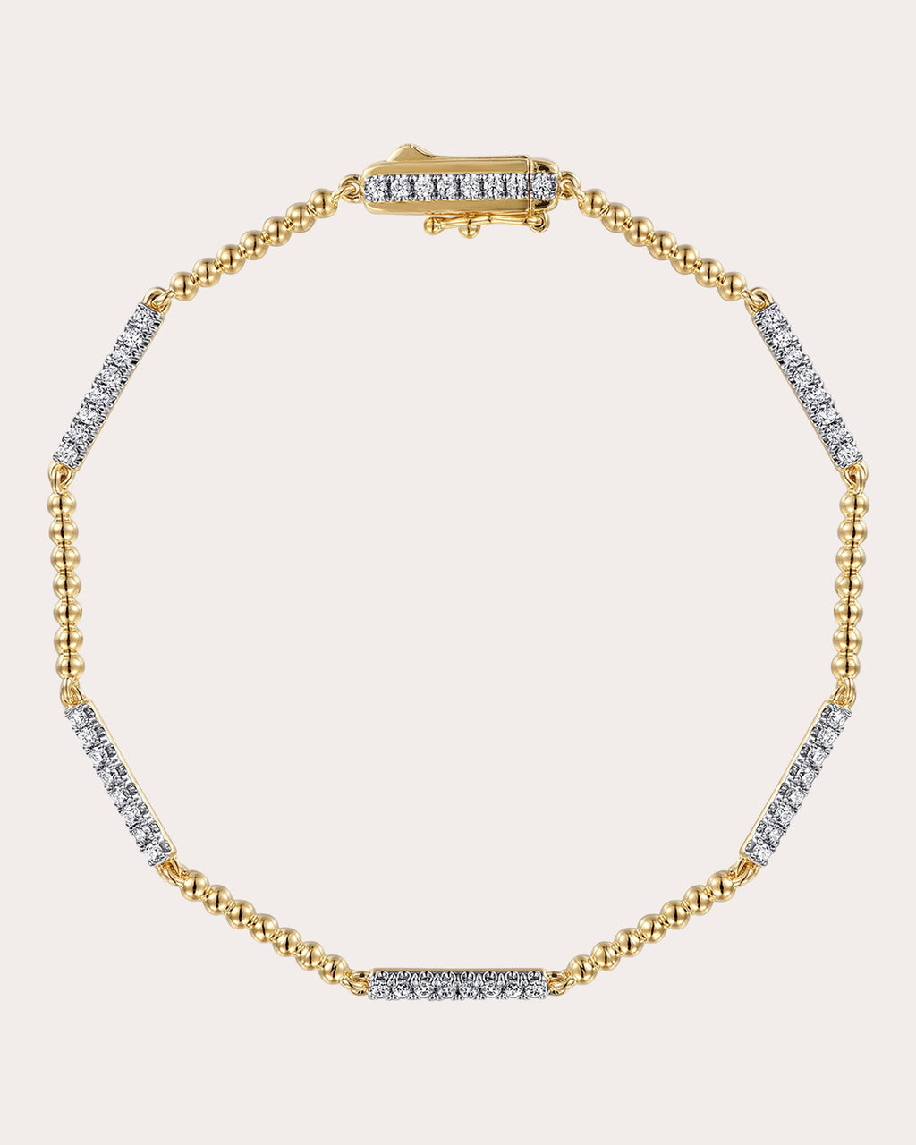 Diamond & 14k Gold Bujukan Tennis Bracelet