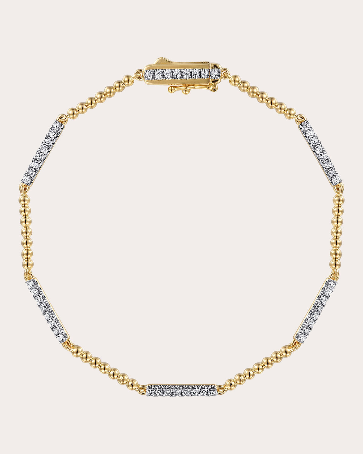 Diamond & 14k Gold Bujukan Tennis Bracelet