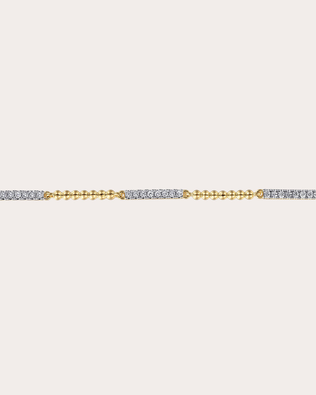 Diamond & 14k Gold Bujukan Tennis Bracelet