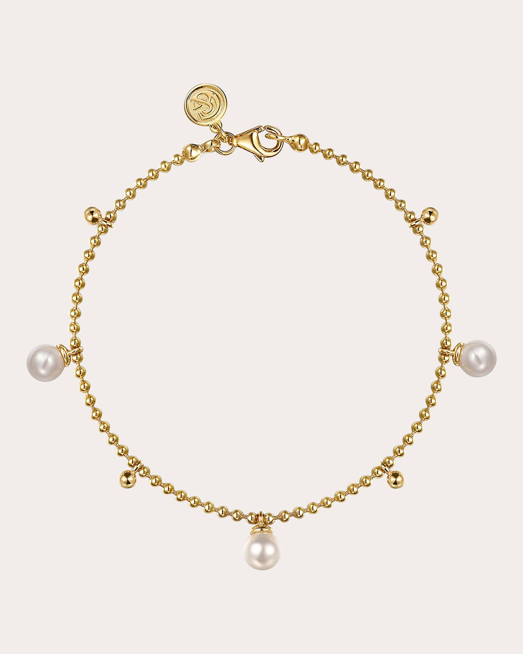 Pearl & 14k Gold Bujukan Droplet Bracelet