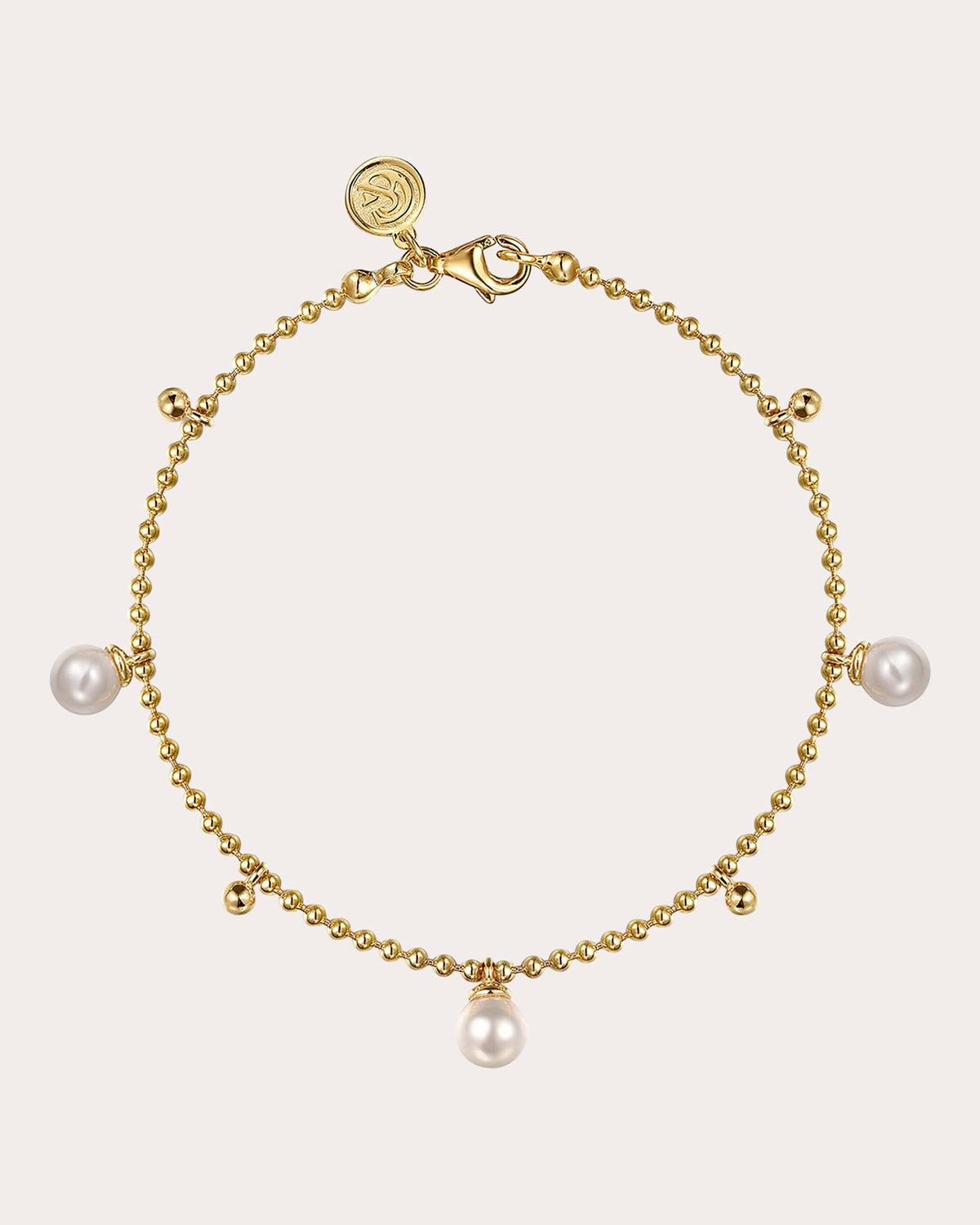 Pearl & 14k Gold Bujukan Droplet Bracelet