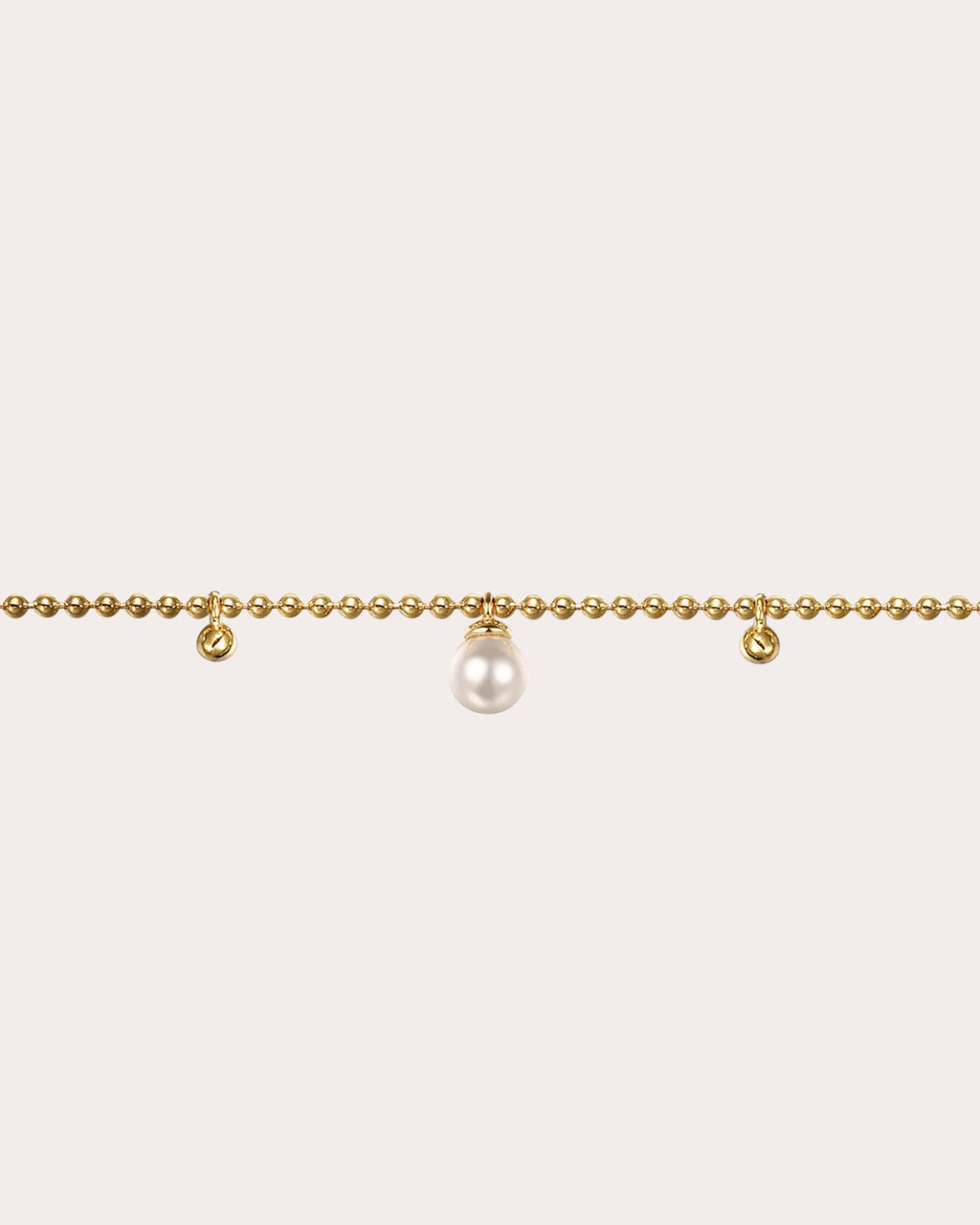 Pearl & 14k Gold Bujukan Droplet Bracelet