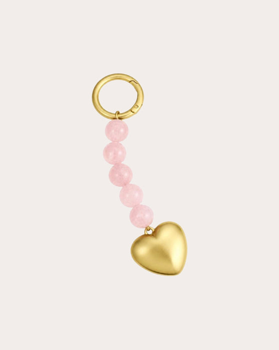Rose Quartz Tide Bag Charm