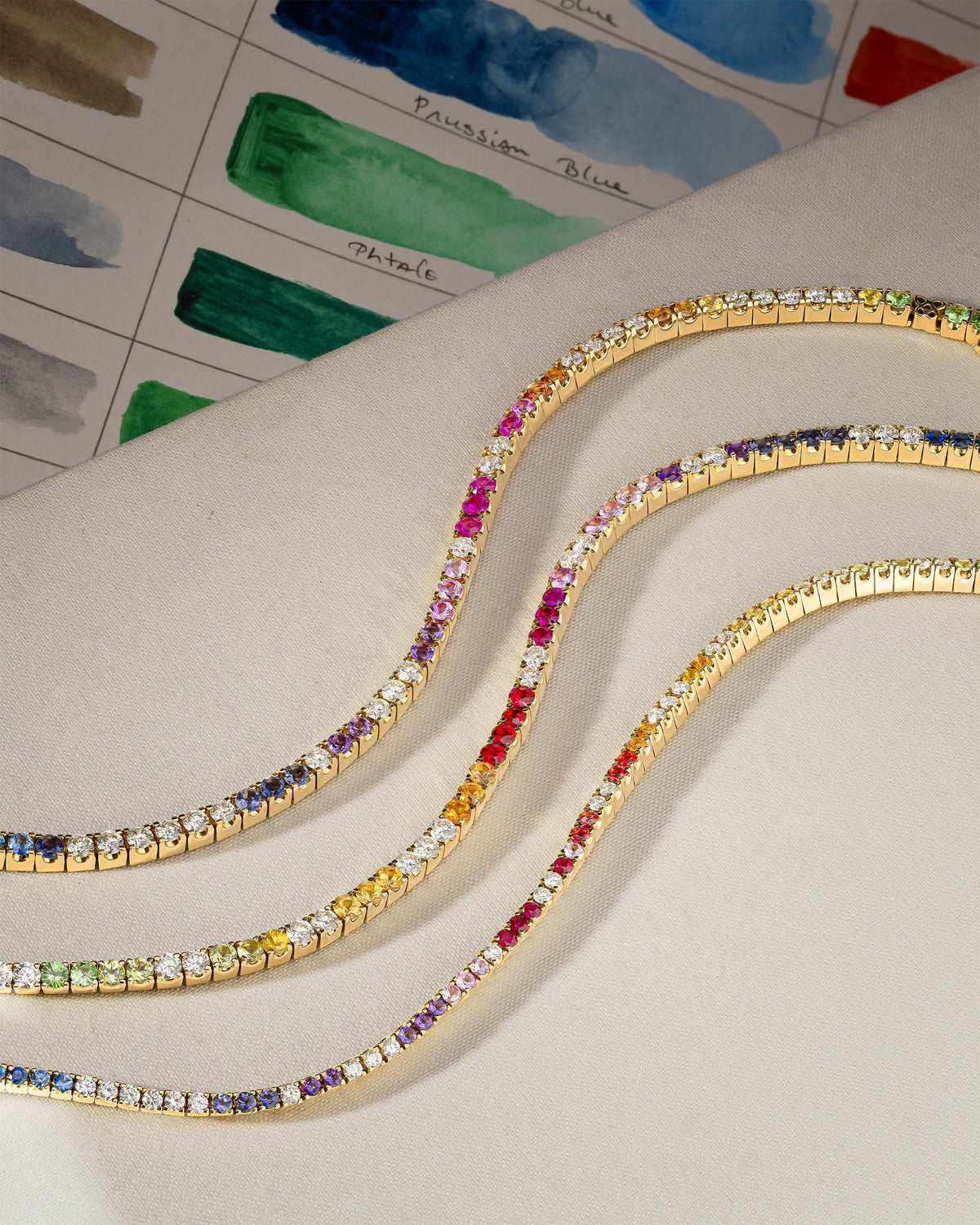 Diamond Rainbow Icon Wish Riviera Bracelet