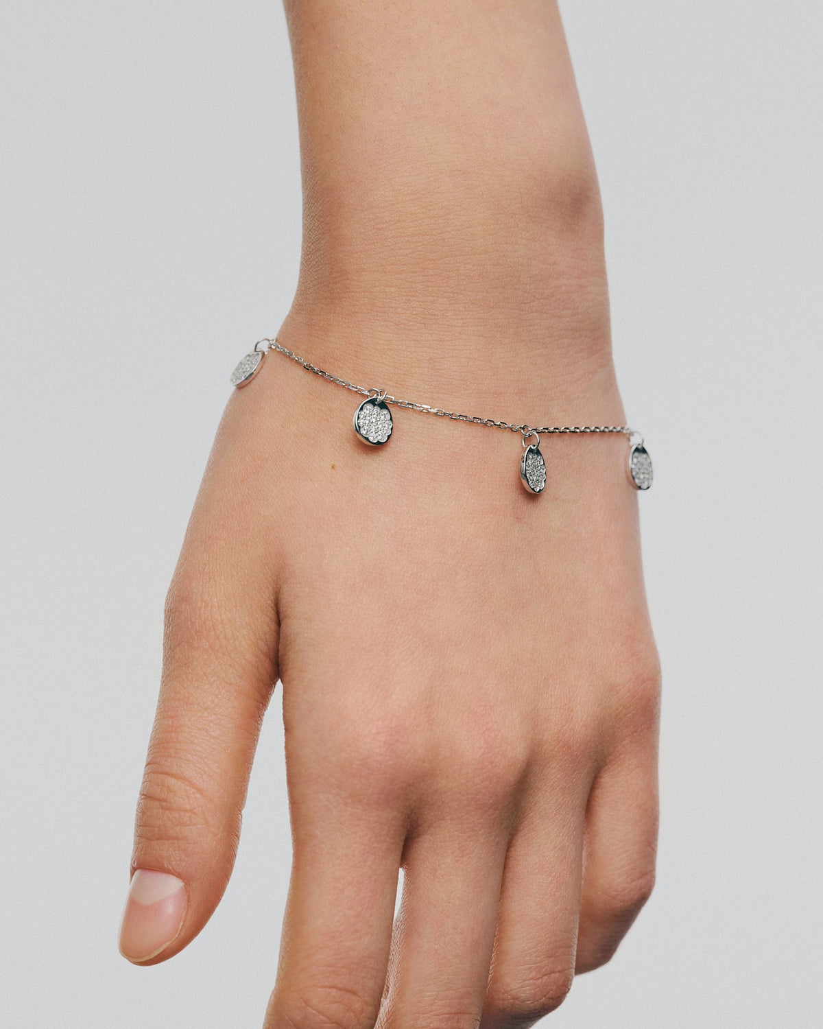 Diamond Flat Quintet Bracelet