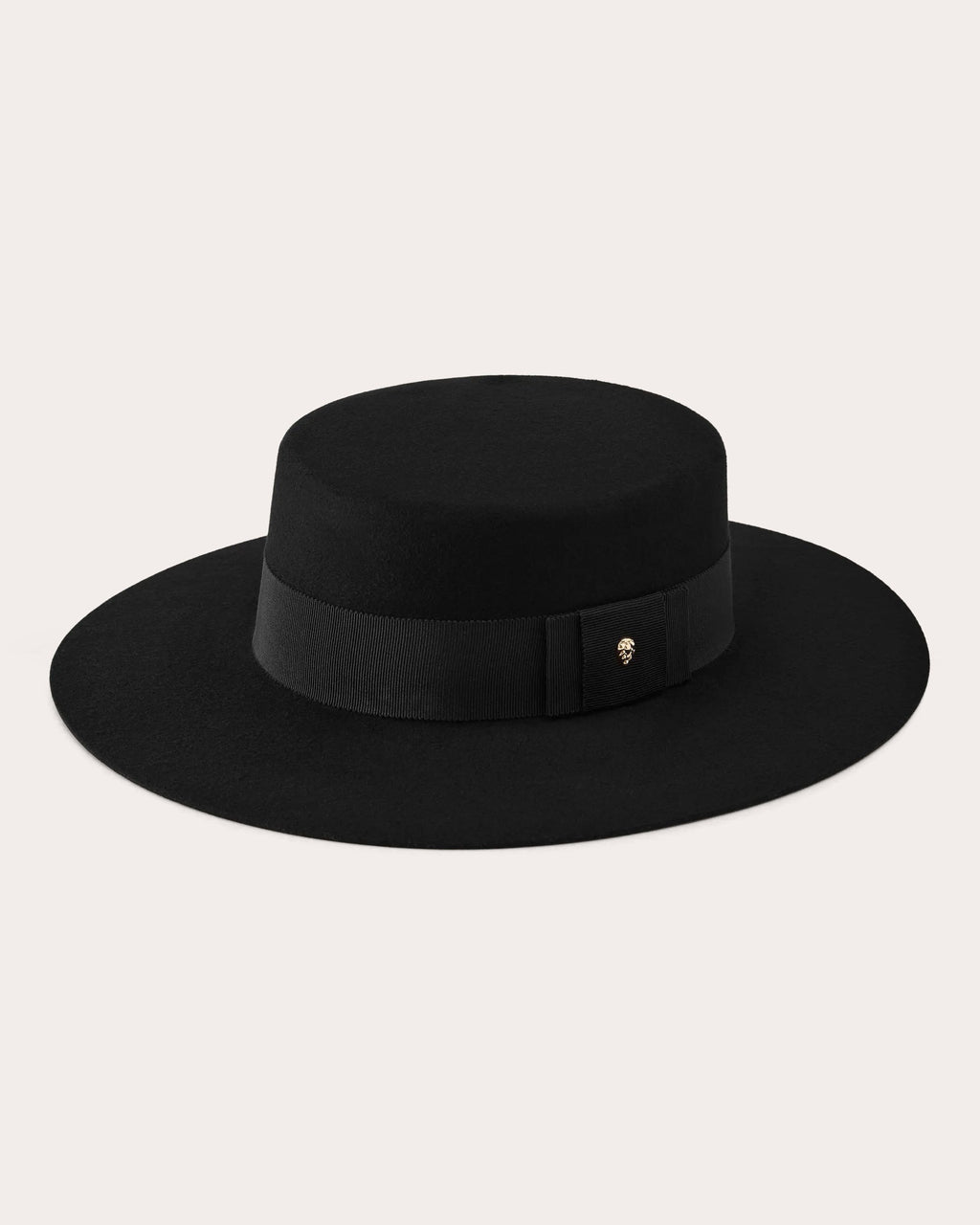 Suite Grosgrain Wool Felt Boater
