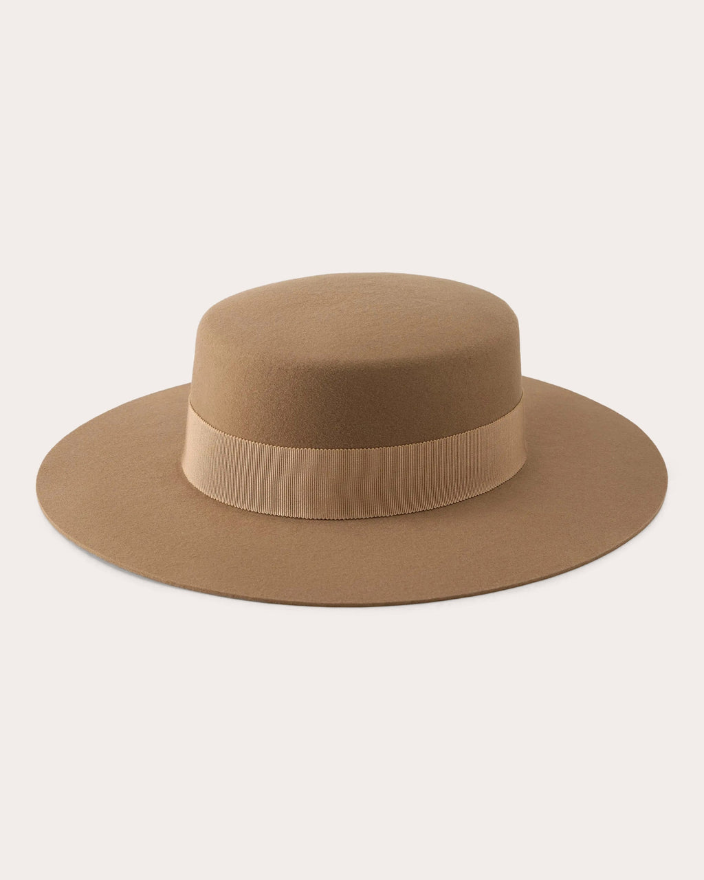Suite Grosgrain Wool Felt Boater
