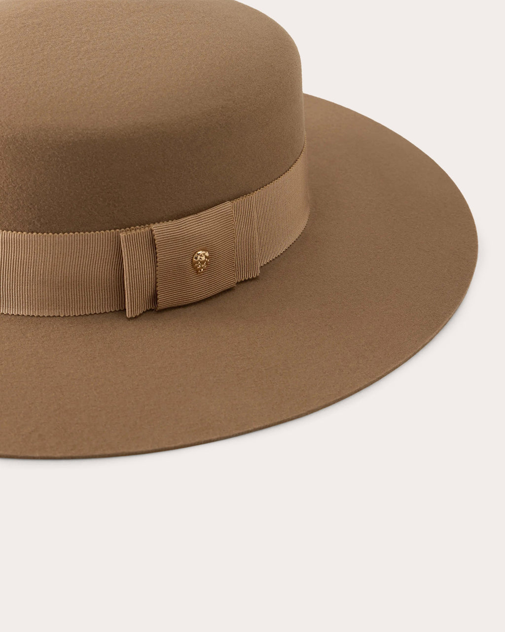 Suite Grosgrain Wool Felt Boater