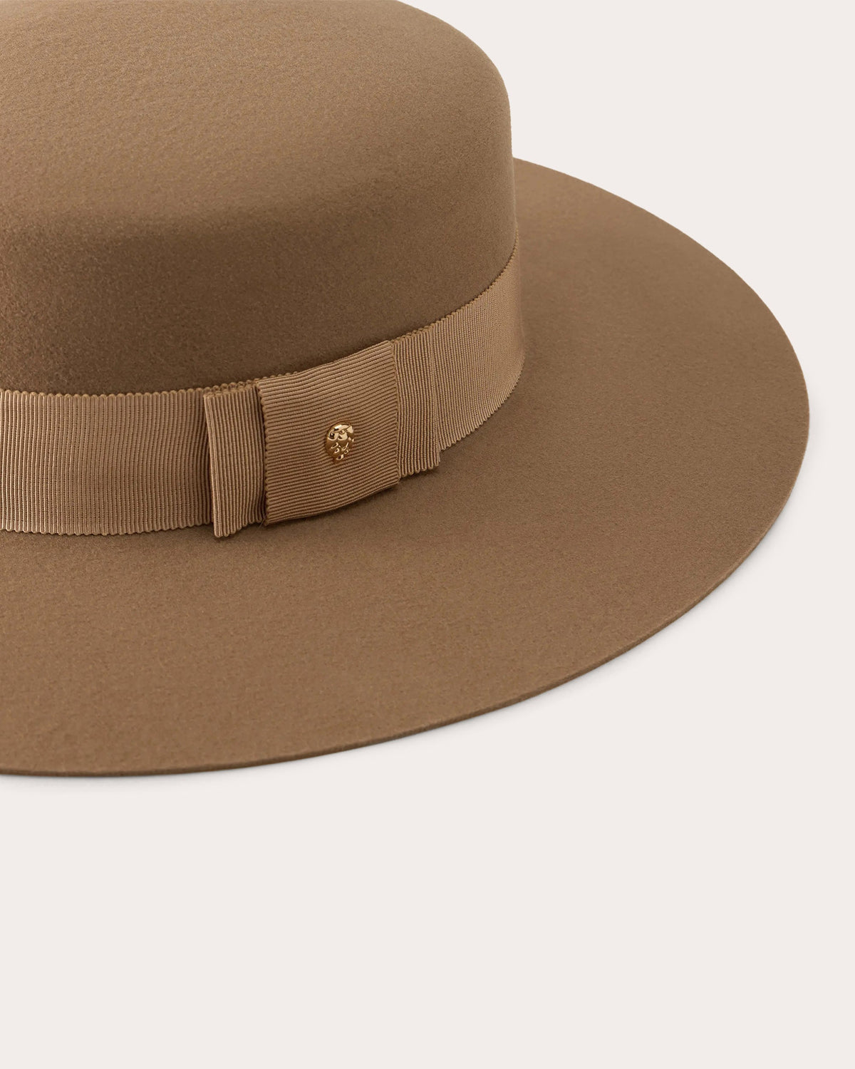 Suite Grosgrain Wool Felt Boater