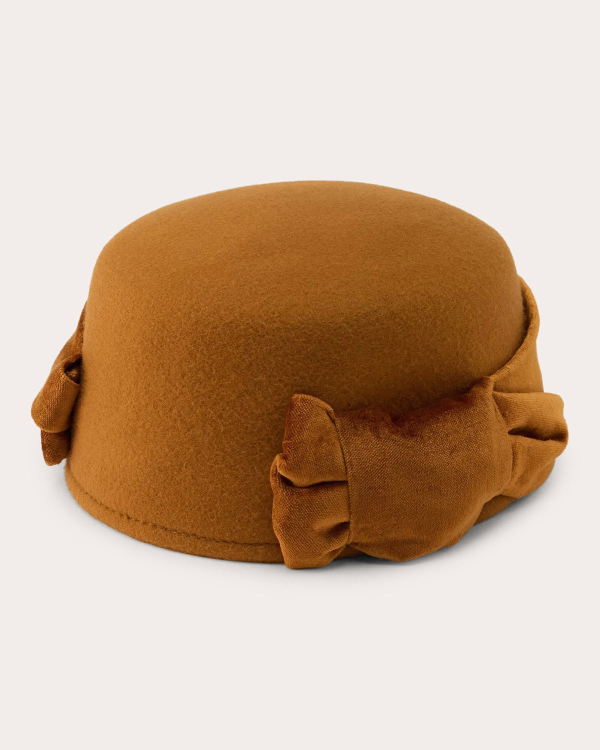 Savoy Knotted Wool Felt Pillbox Cap