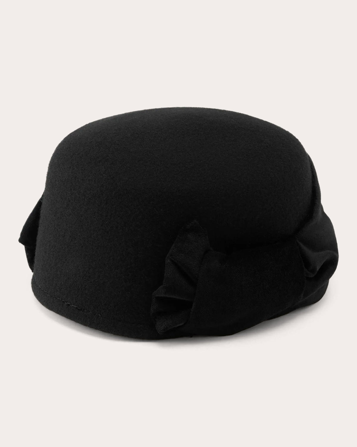 Savoy Knotted Wool Felt Pillbox Cap