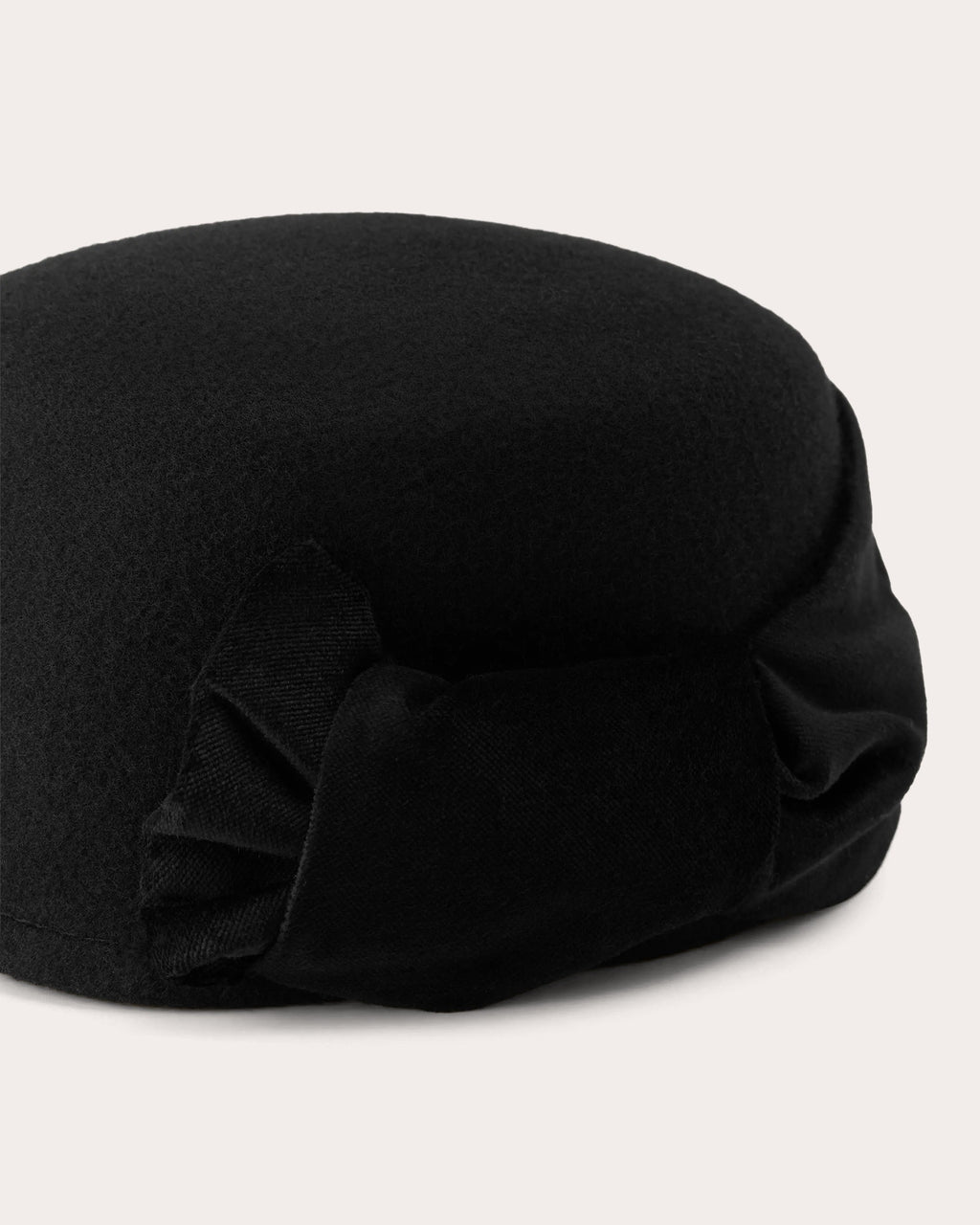 Savoy Knotted Wool Felt Pillbox Cap