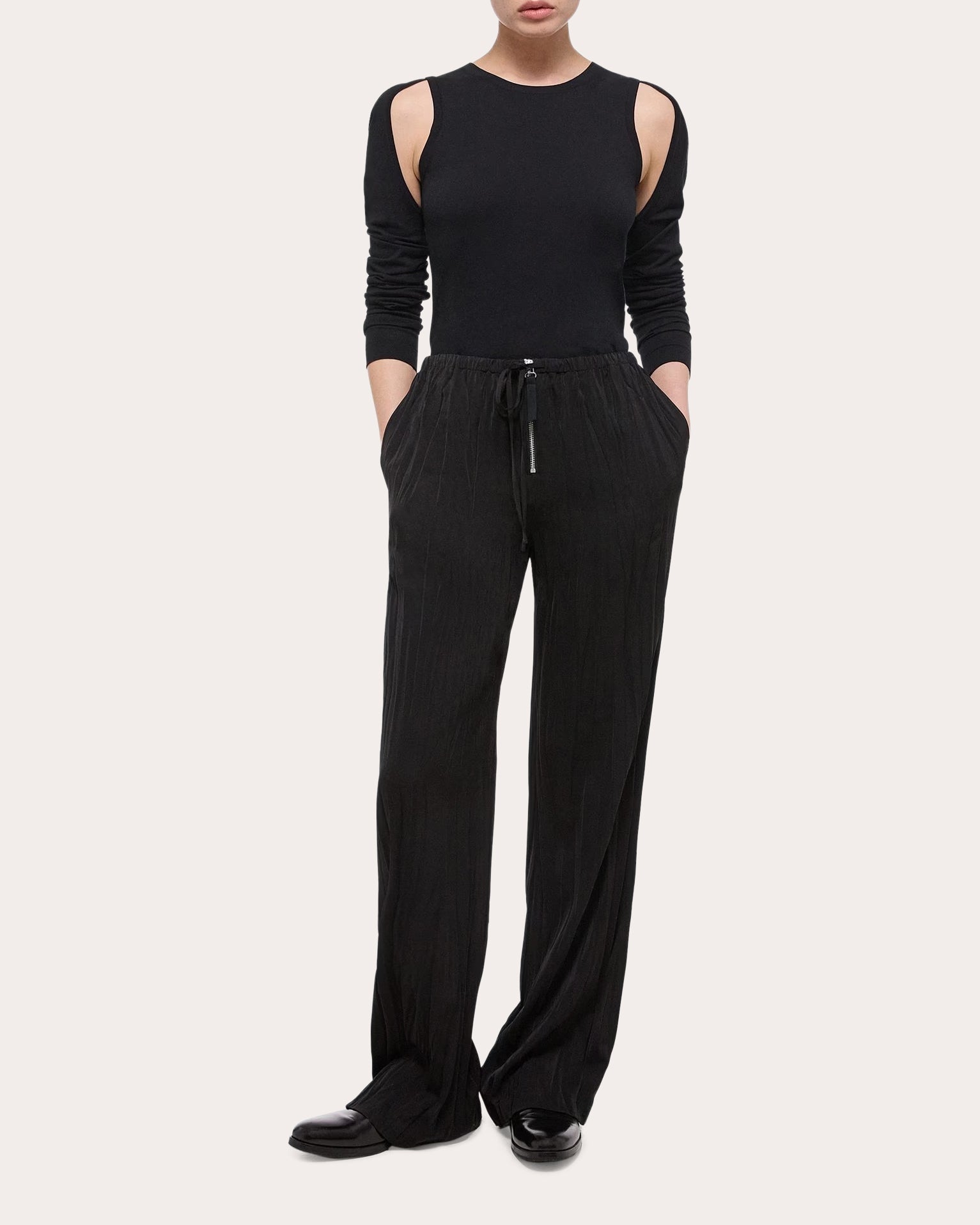 Crushed Satin Pants