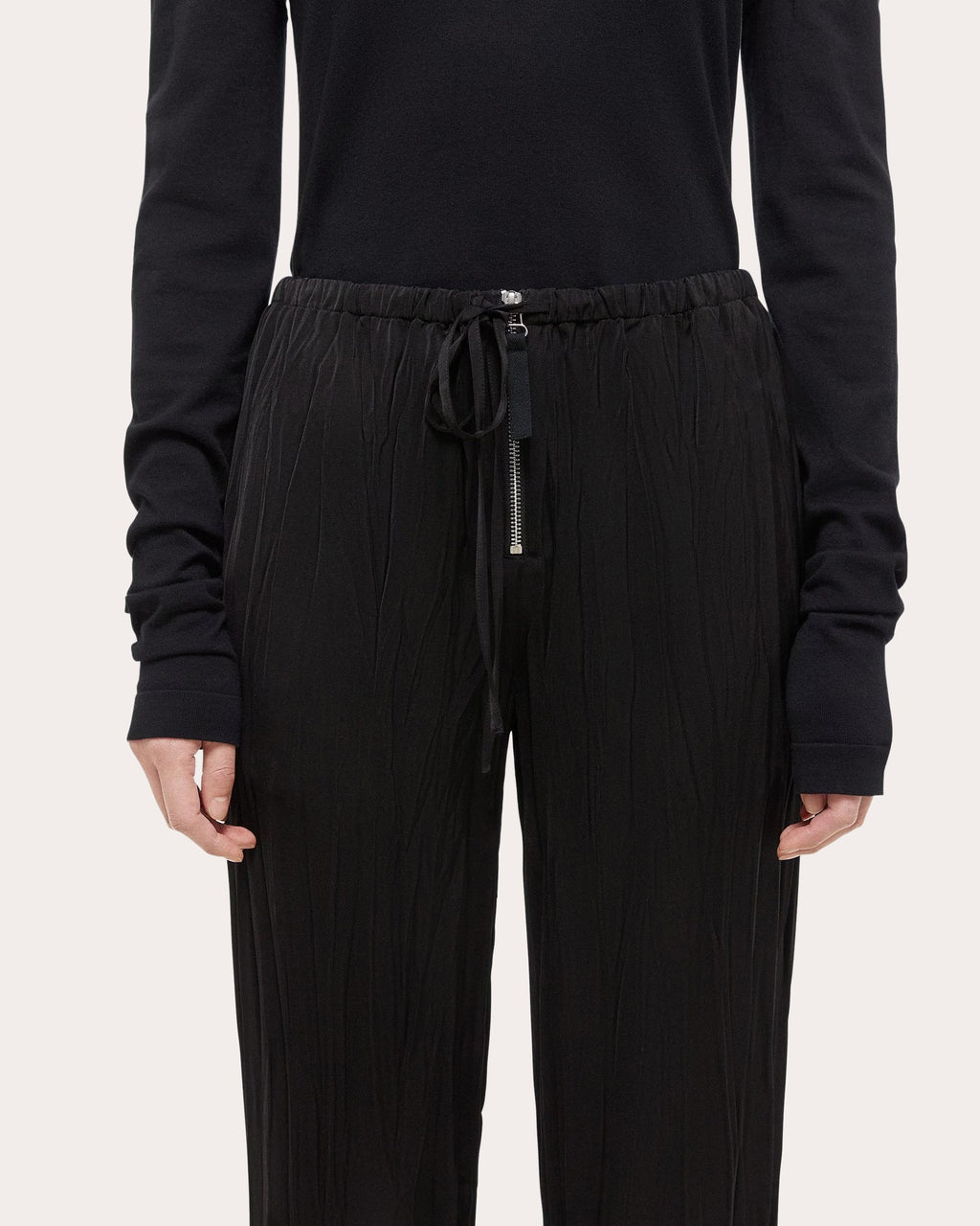 Crushed Satin Pants