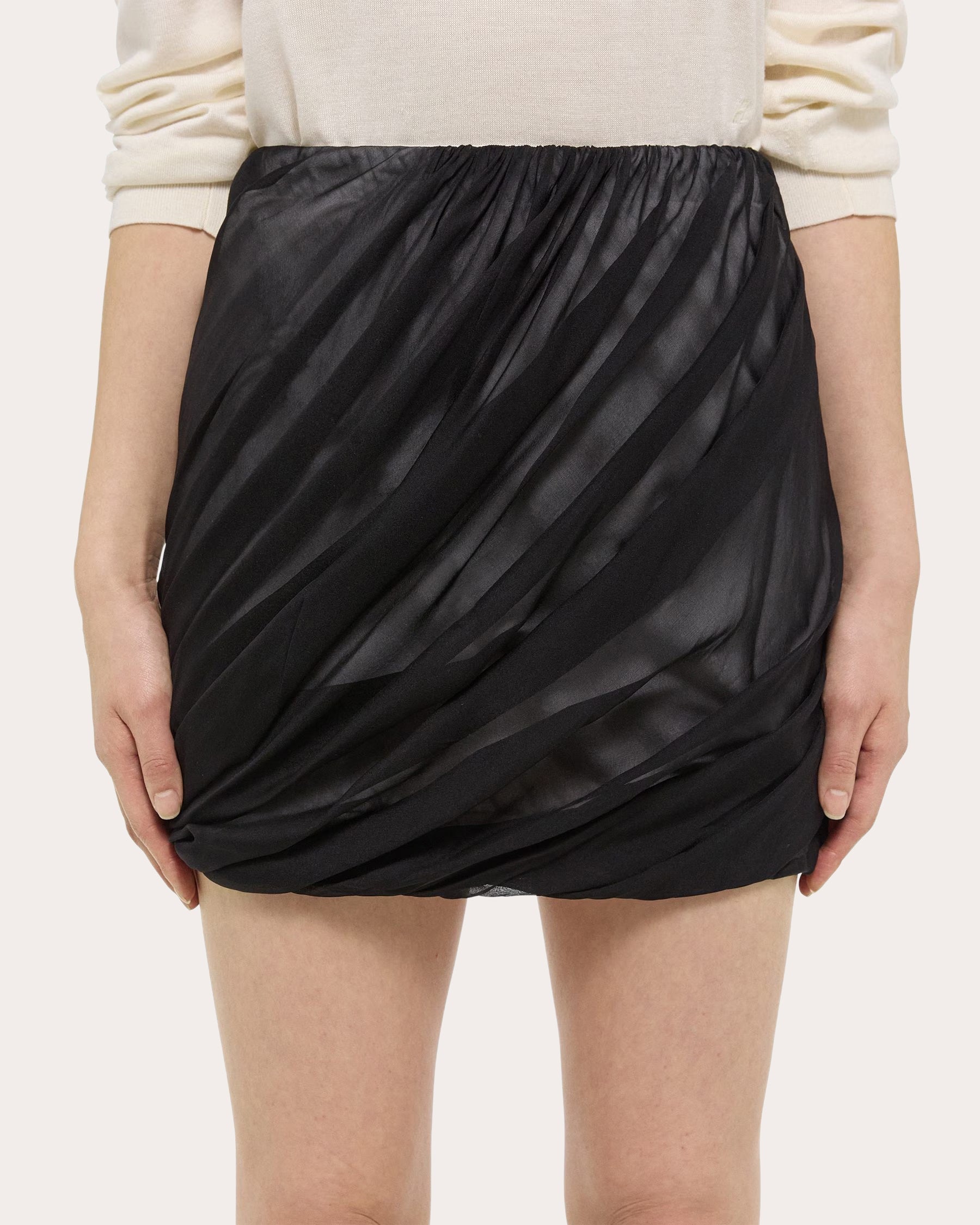 Silk Bubble Skirt