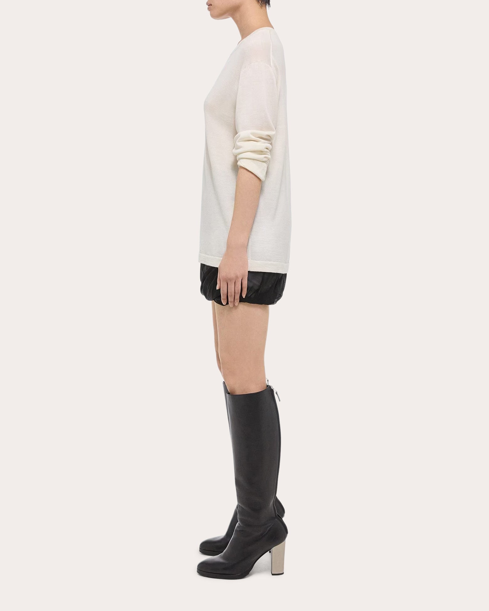 Silk Bubble Skirt