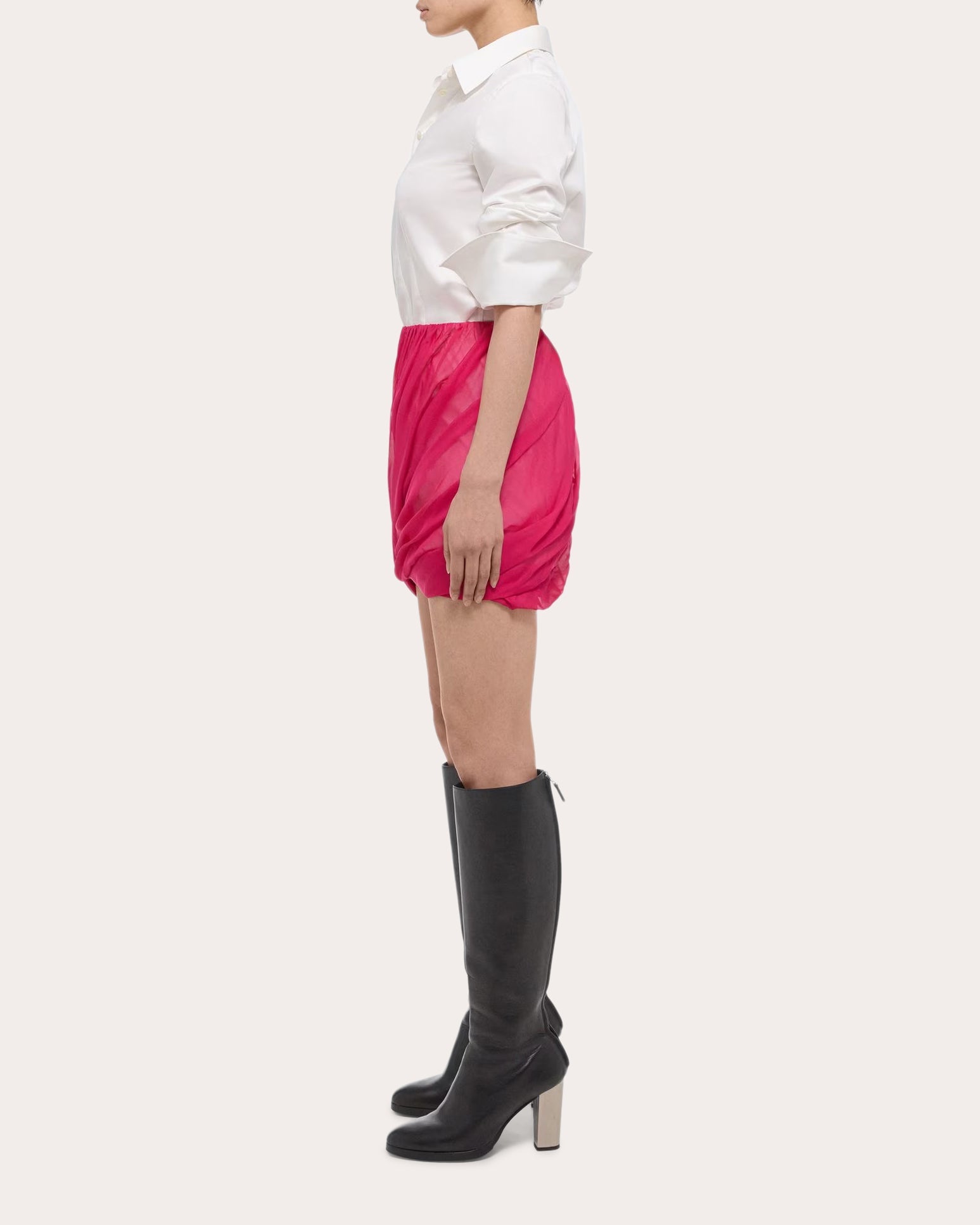 Silk Bubble Skirt