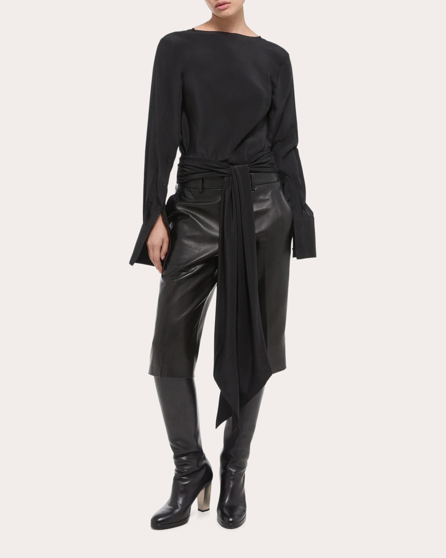 Scarf Silk Blouse