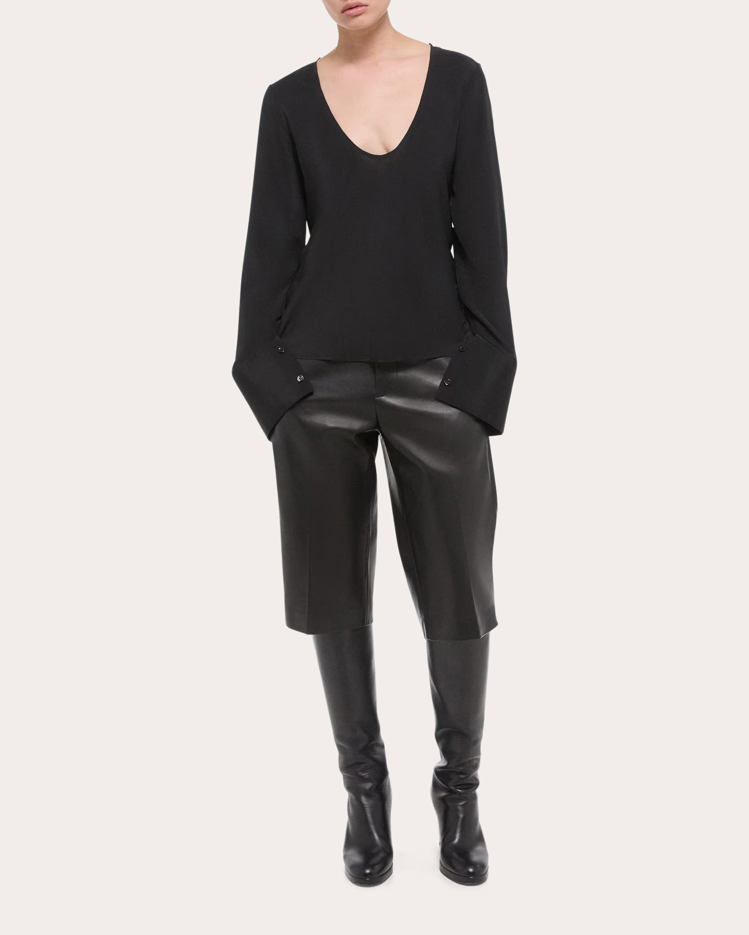 Scarf Silk Blouse