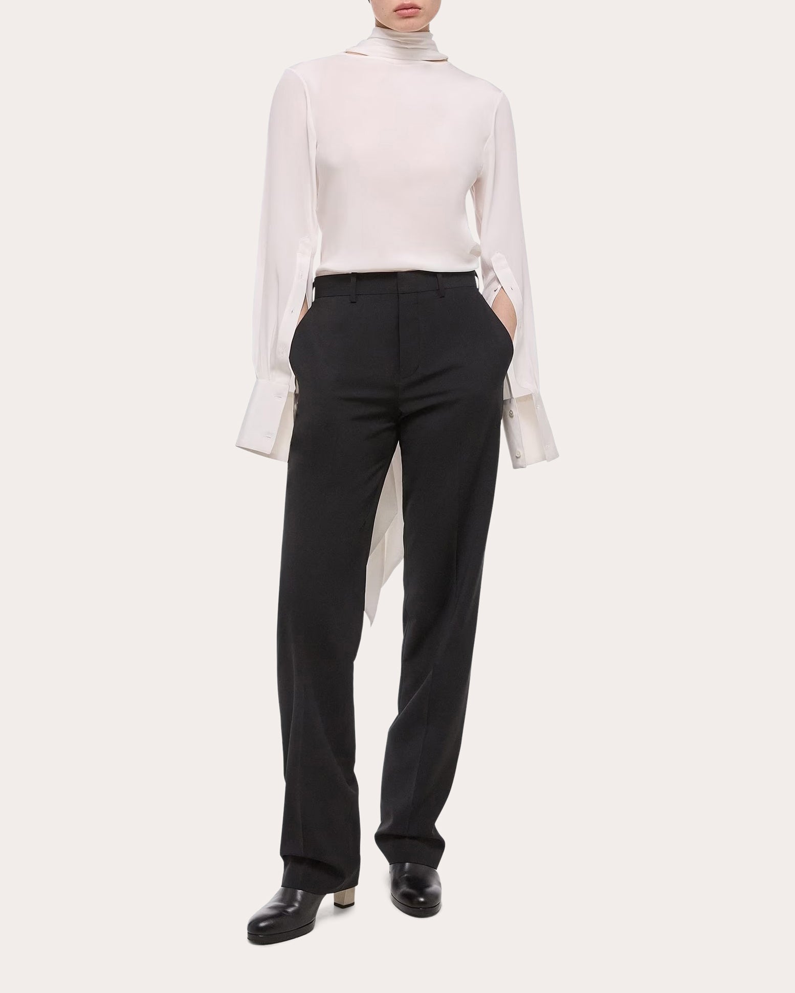 Scarf Silk Blouse