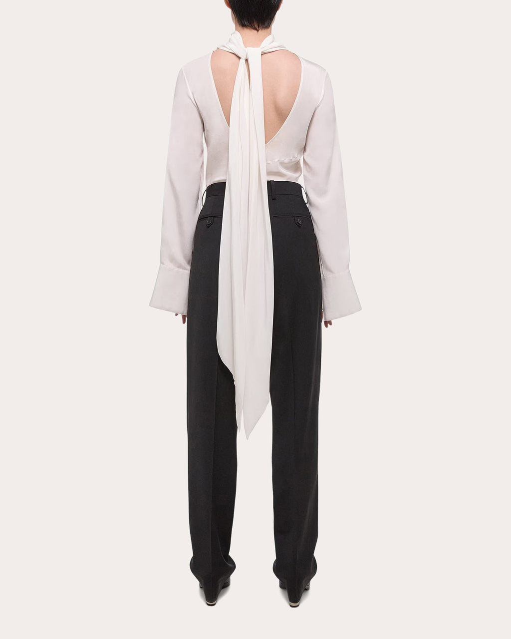 Scarf Silk Blouse