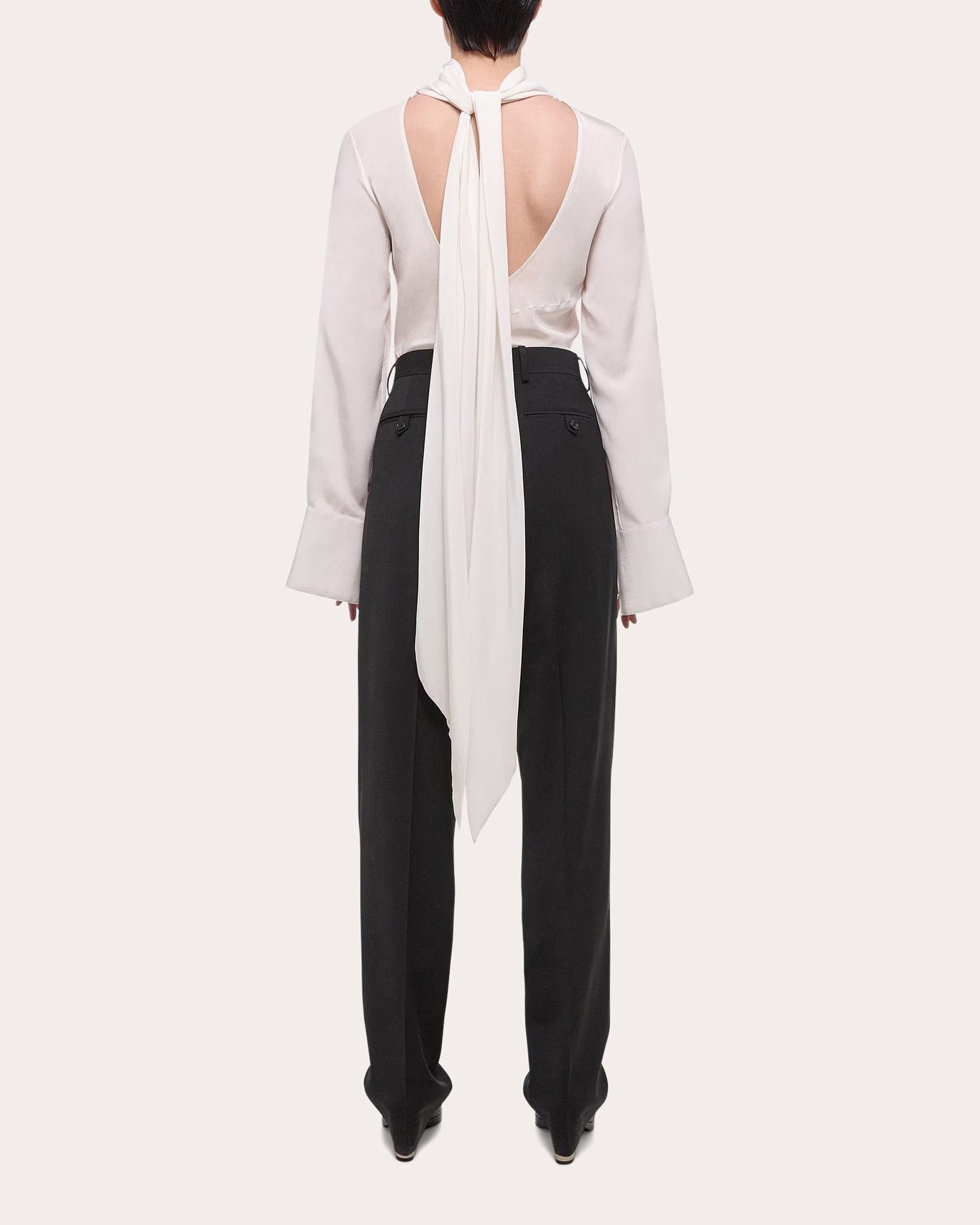 Scarf Silk Blouse