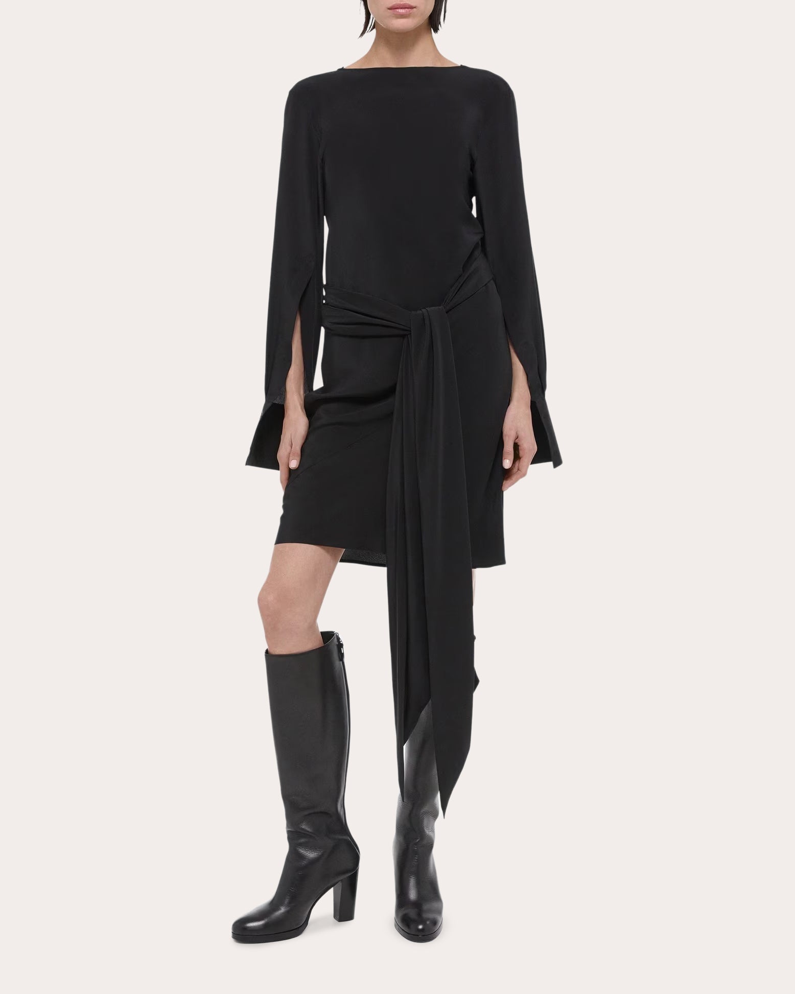 Scarf Silk Dress