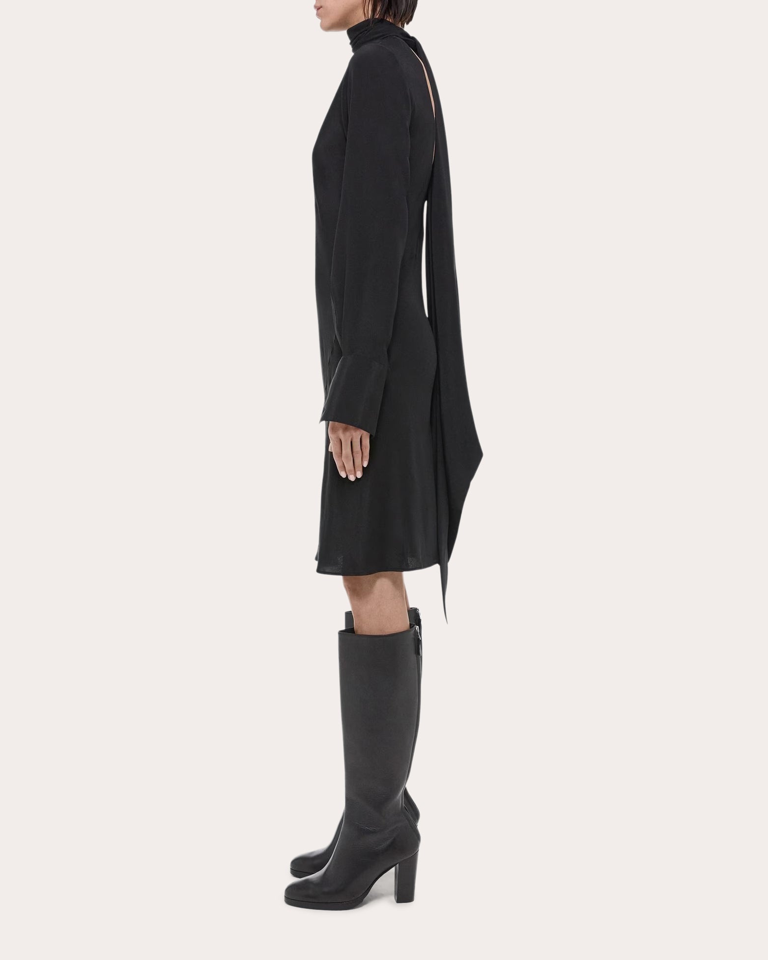 Scarf Silk Dress