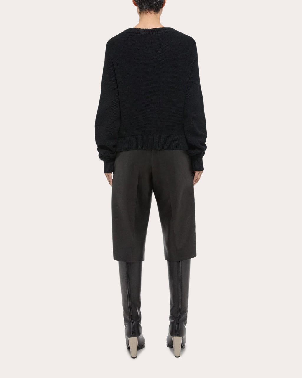 Ruched Dolman Sweater