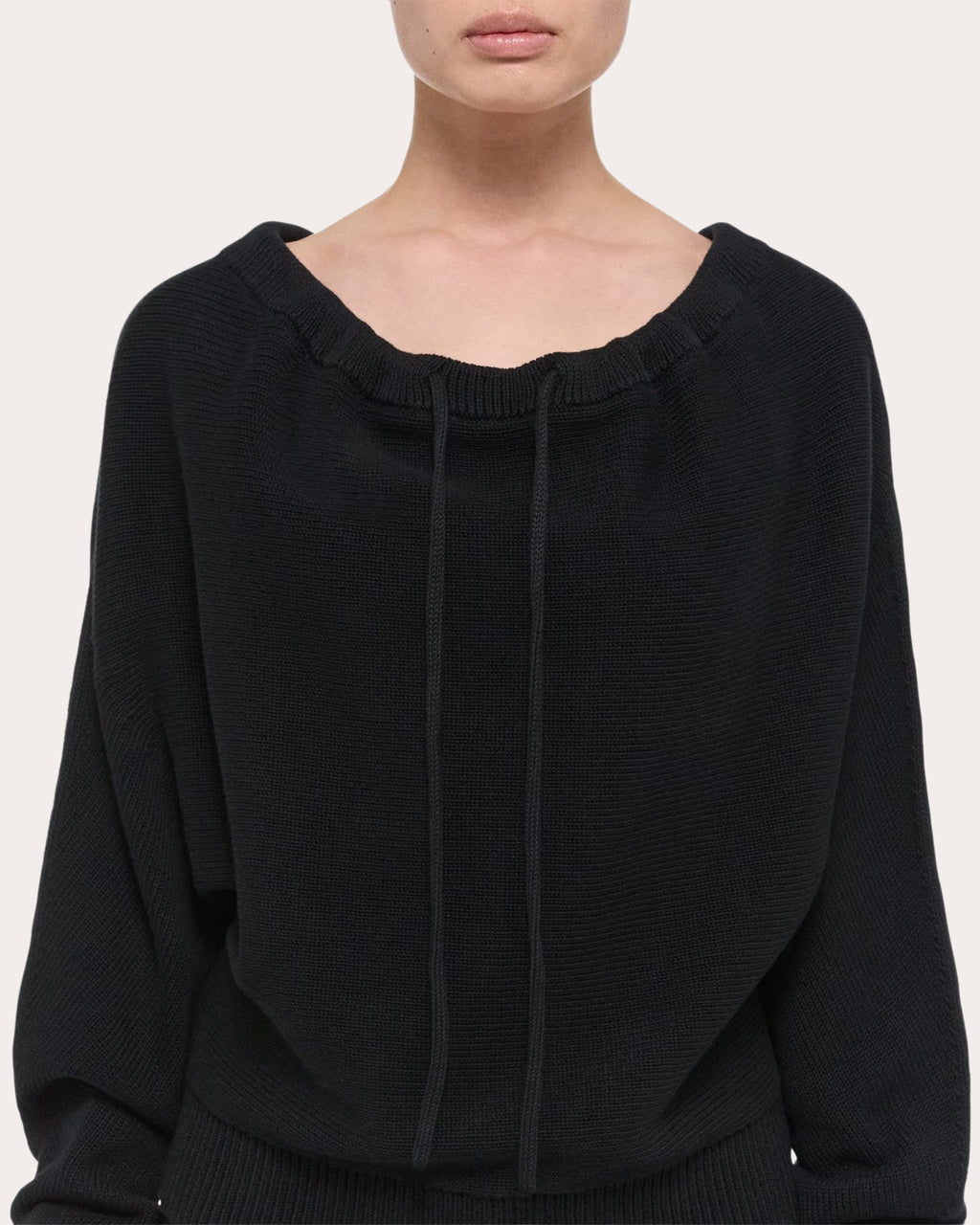 Ruched Dolman Sweater