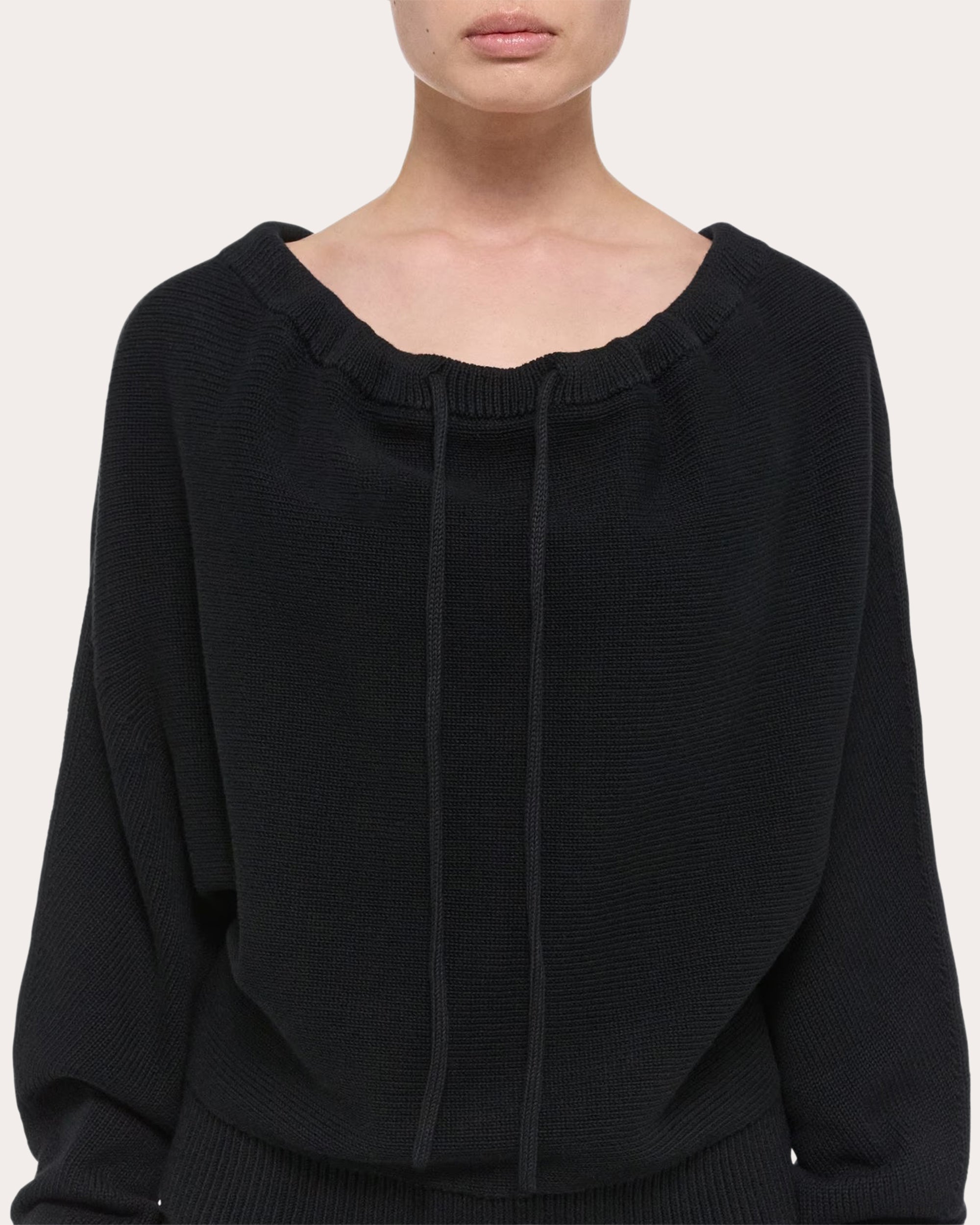Ruched Dolman Sweater