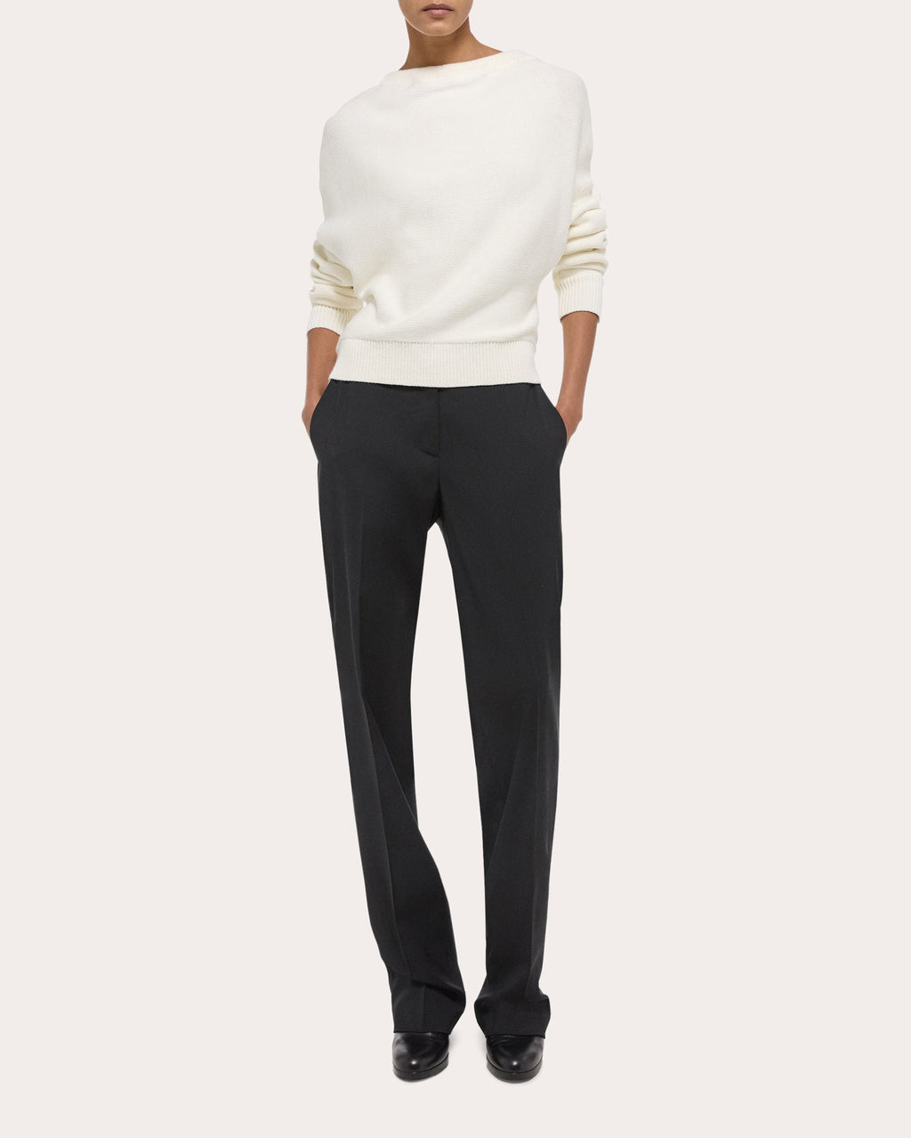 Ruched Dolman Sweater