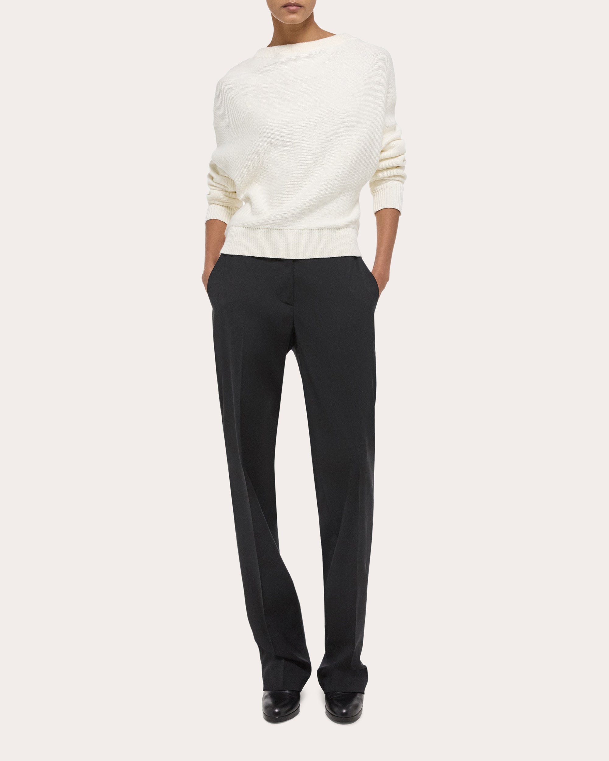 Ruched Dolman Sweater