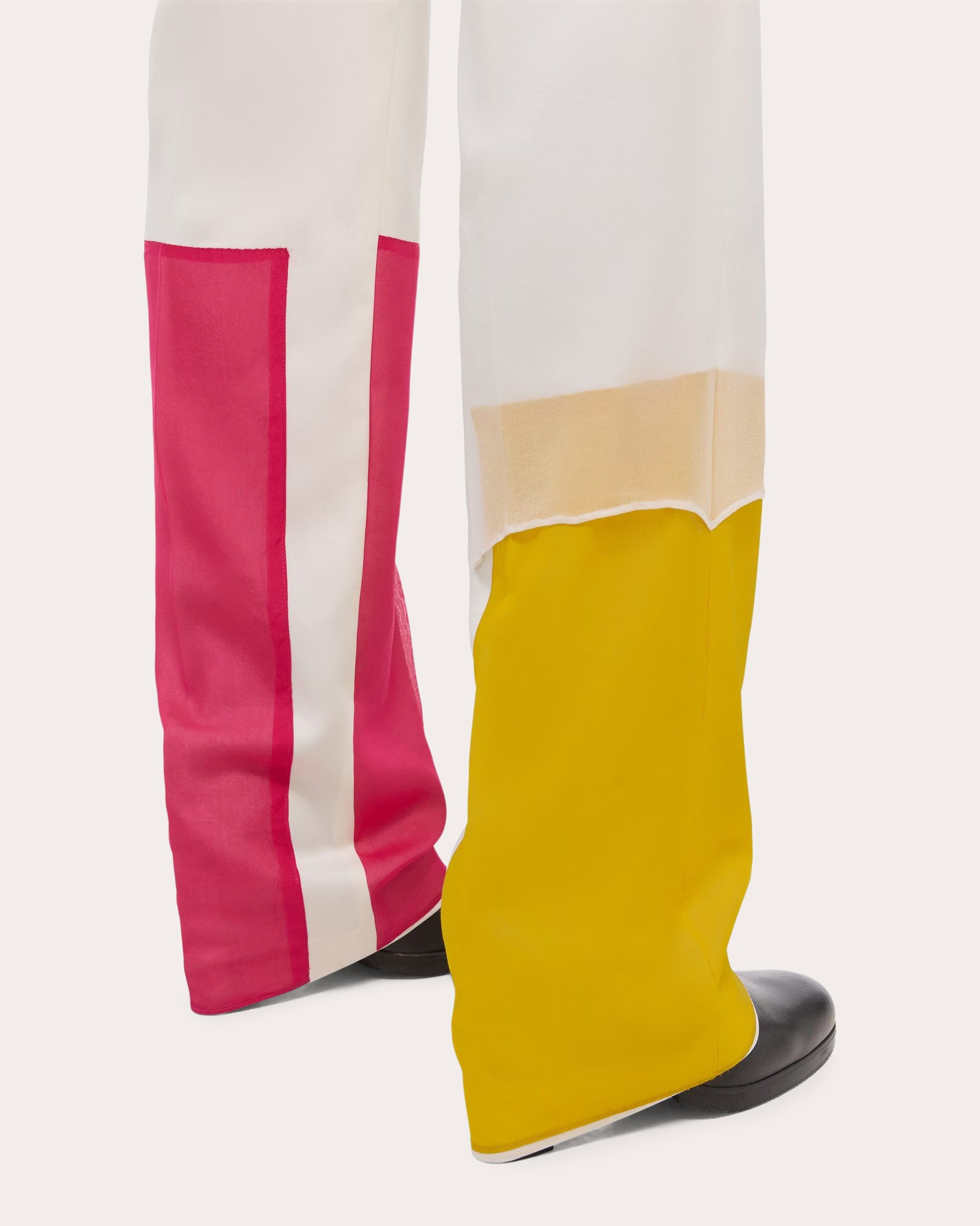 Patchwork Car Trousers
