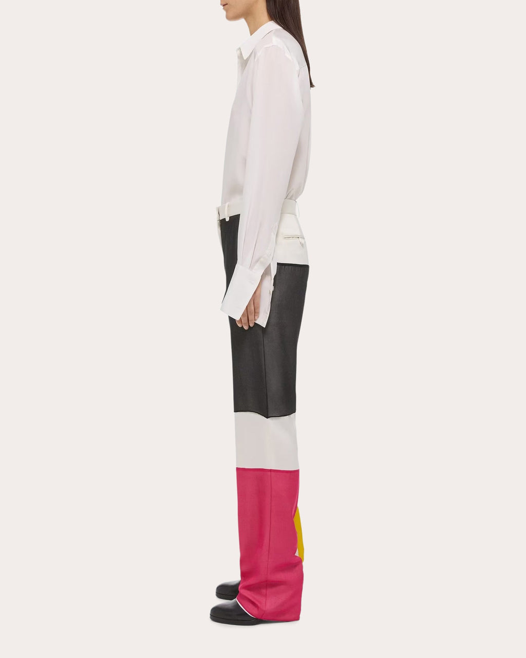 Patchwork Car Trousers